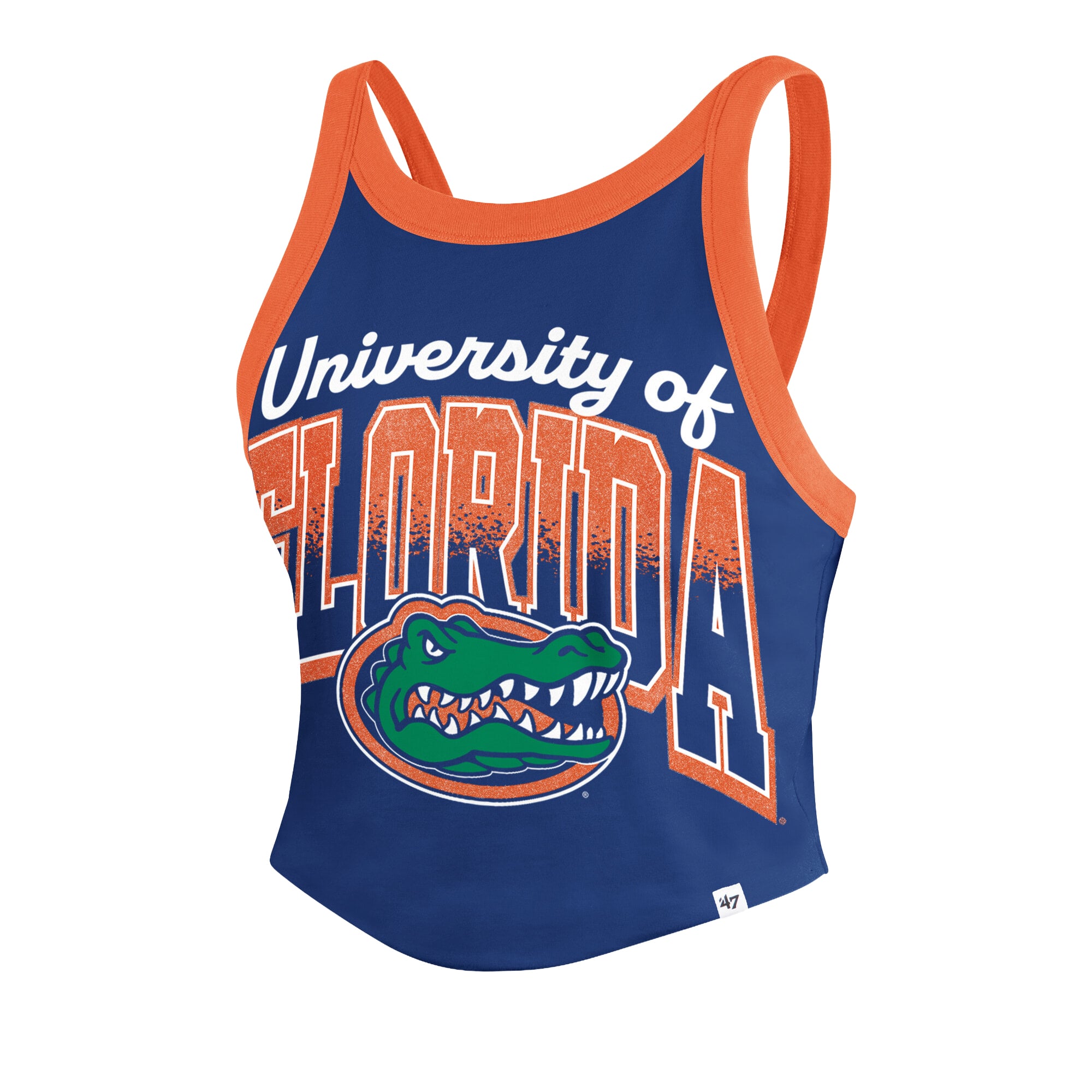 Women's '47 Royal Florida Gators Shimmer Shadow Sporty Tank Top