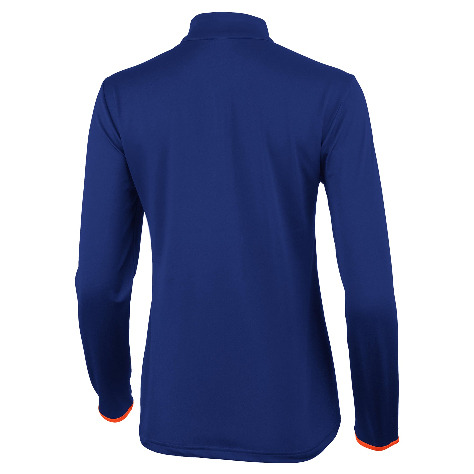 Pull à col zippé Brink Antigua Royal/Orange Florida Gators pour femme