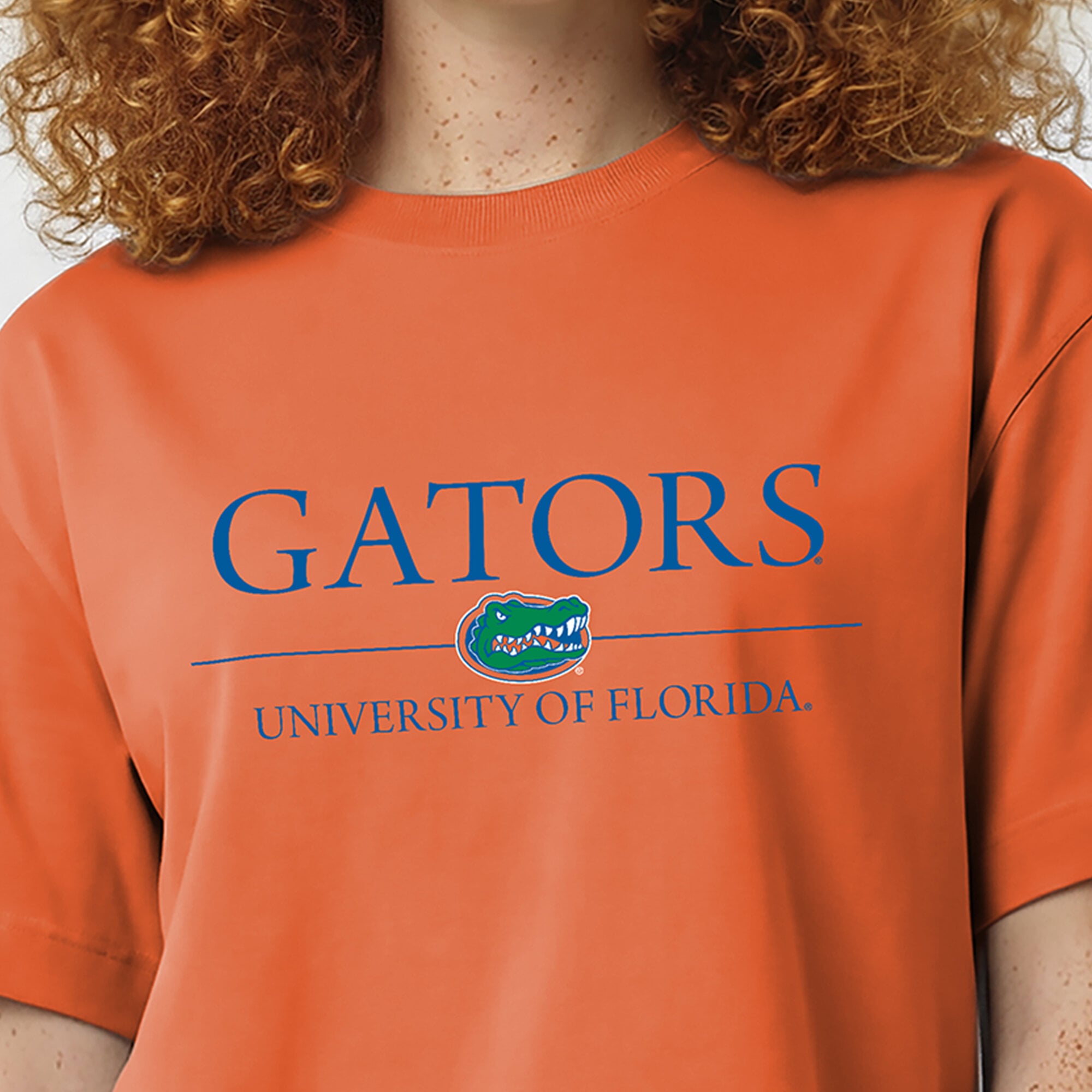T-shirt court à logo Champion orange Florida Gators pour femmes