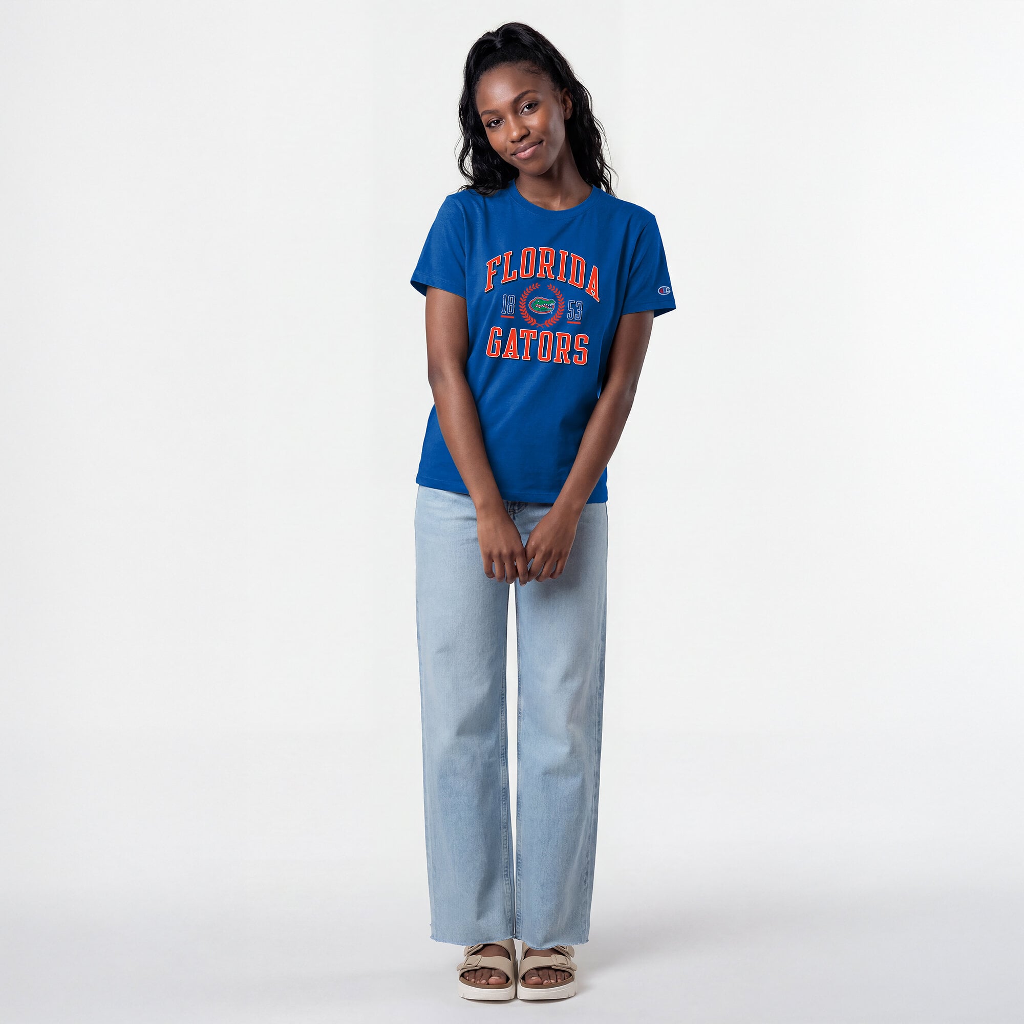 Women's Champion Royal Florida Gators Lifestyle T-Shirt