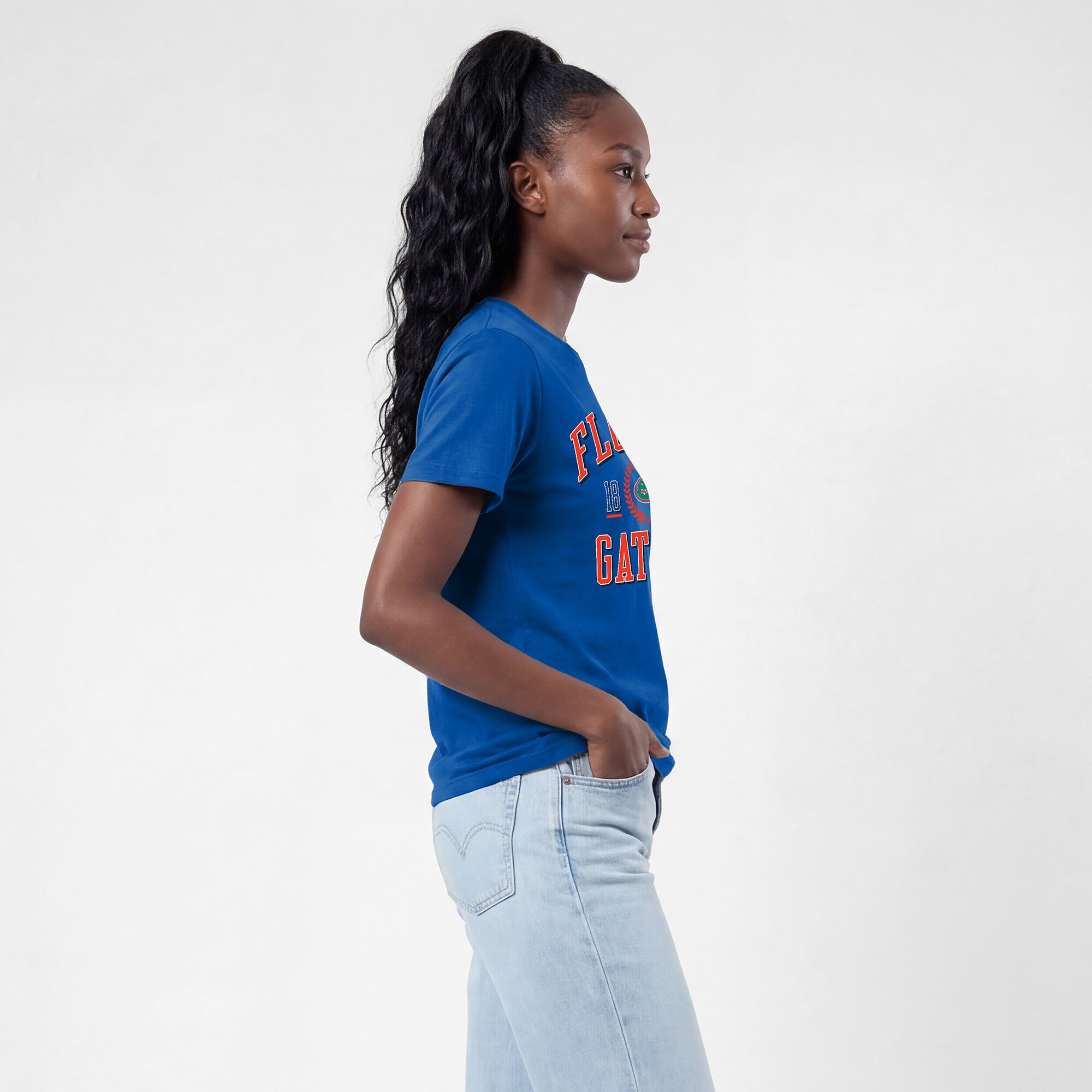 Women's Champion Royal Florida Gators Lifestyle T-Shirt