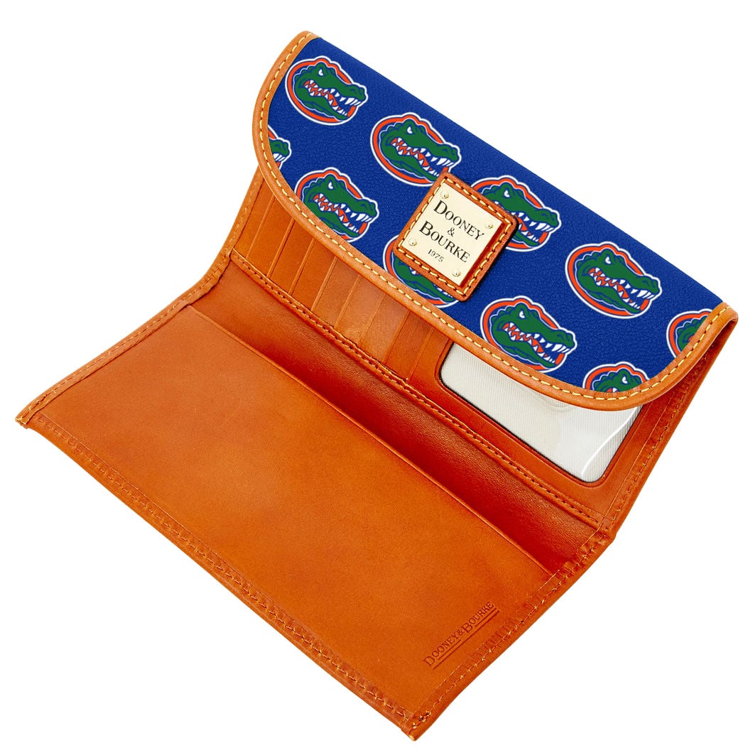 Pochette Continental Dooney & Bourke pour femme, aux couleurs de l'équipe Florida Gators
