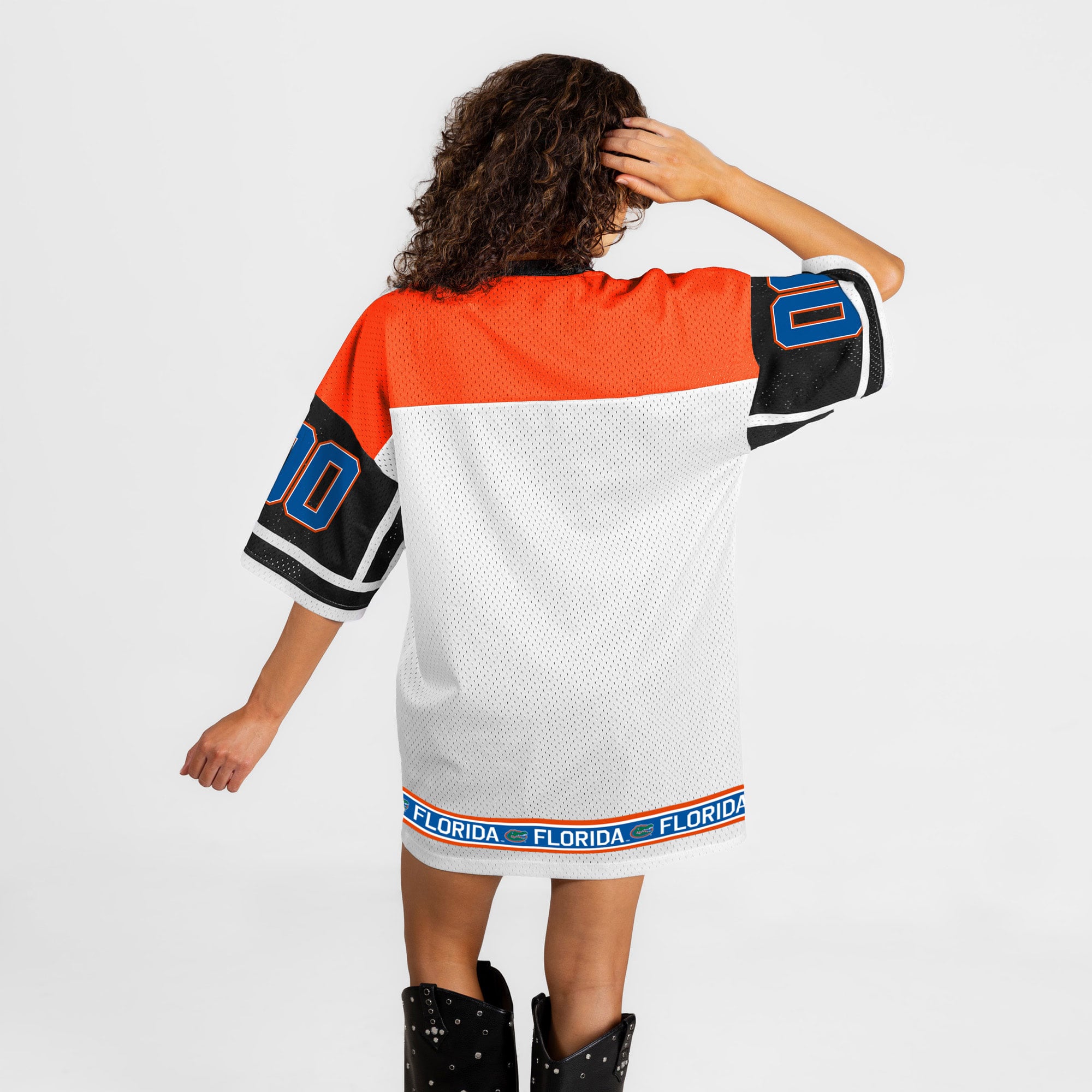 Robe-maillot Hustle Mode blanche Florida Gators pour femme, collection Gameday Couture