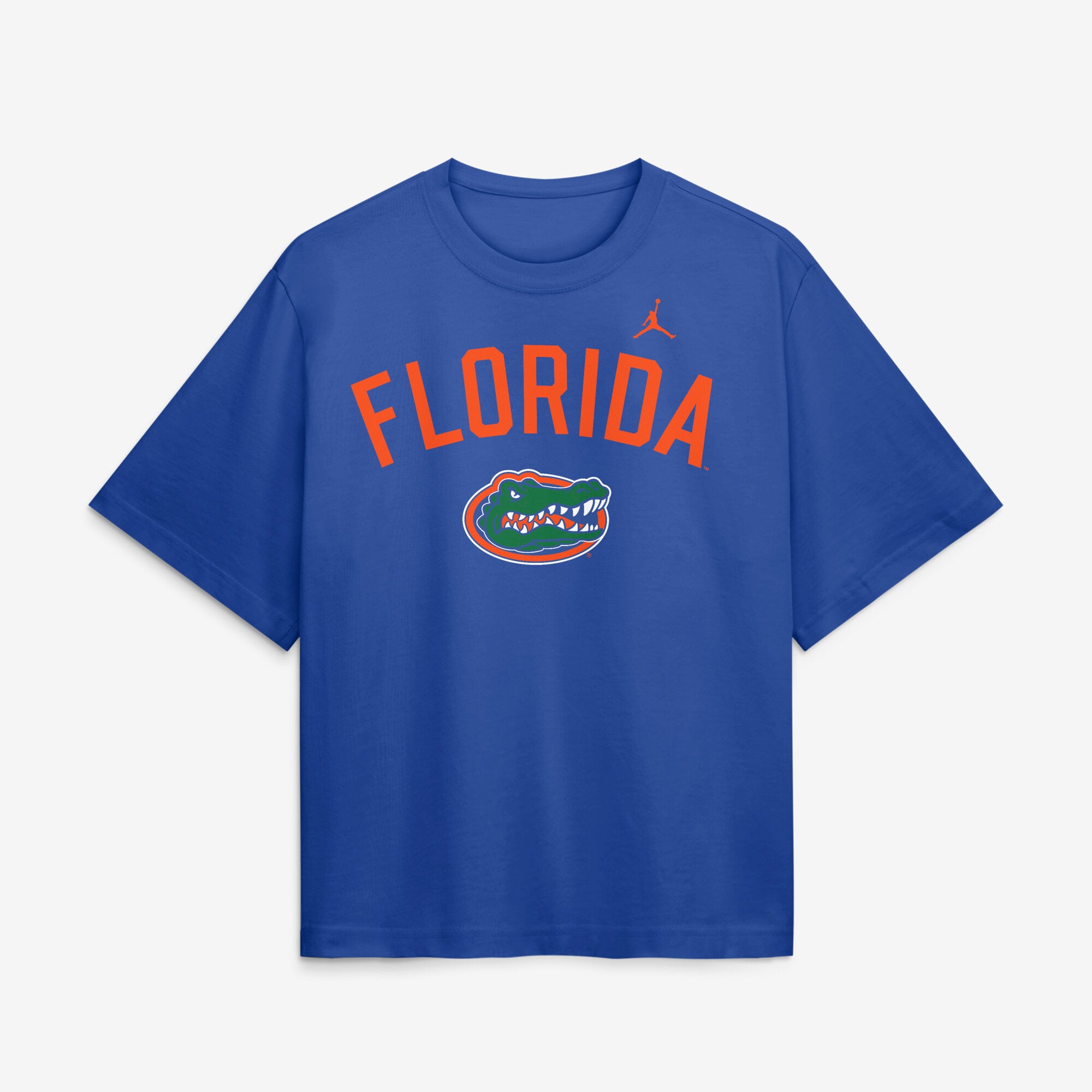 T-shirt à manches carrées Jordan Brand Royal Florida Gators pour femmes