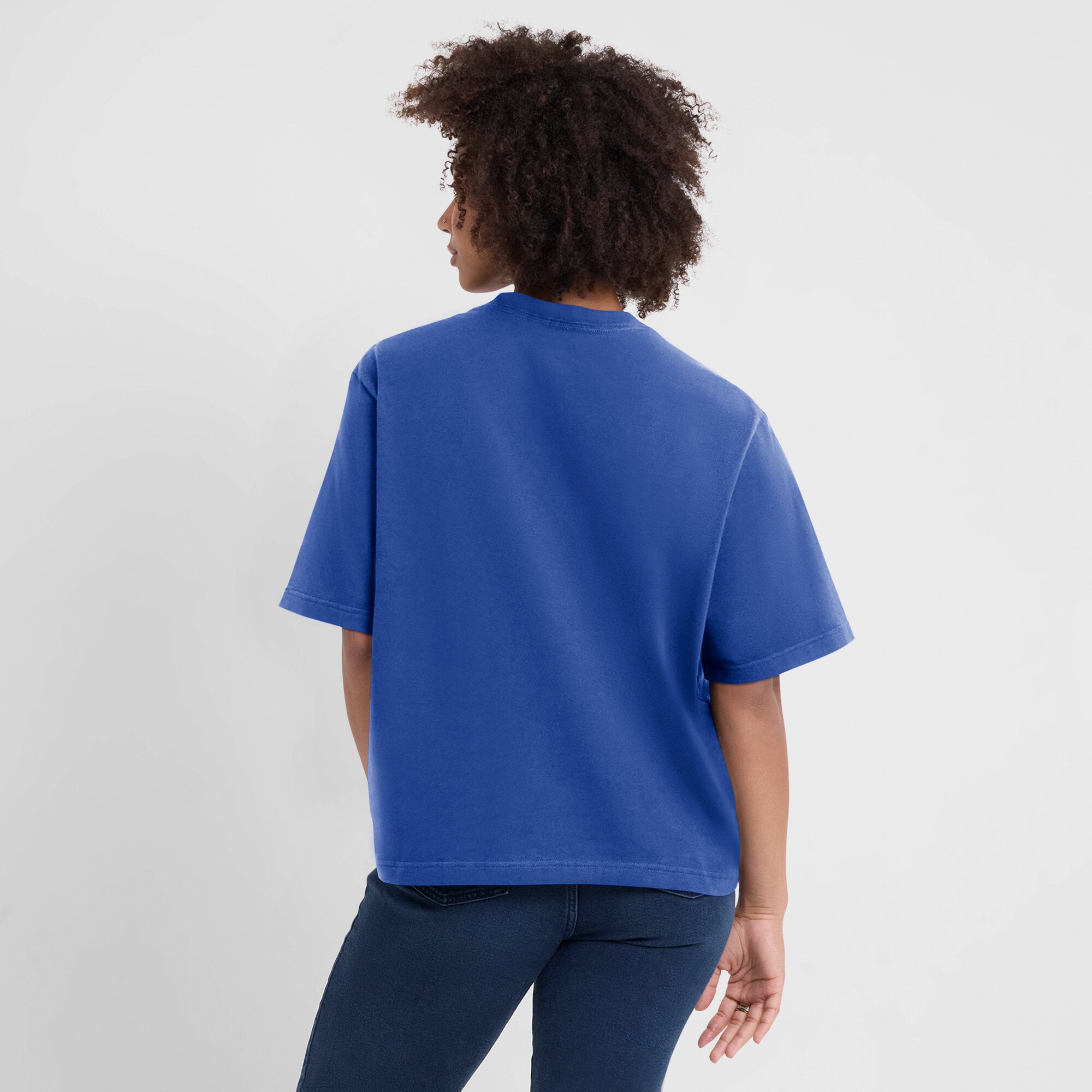 T-shirt Jordan Brand Royal Florida Gators pour femme, coupe carrée, étiquette établie