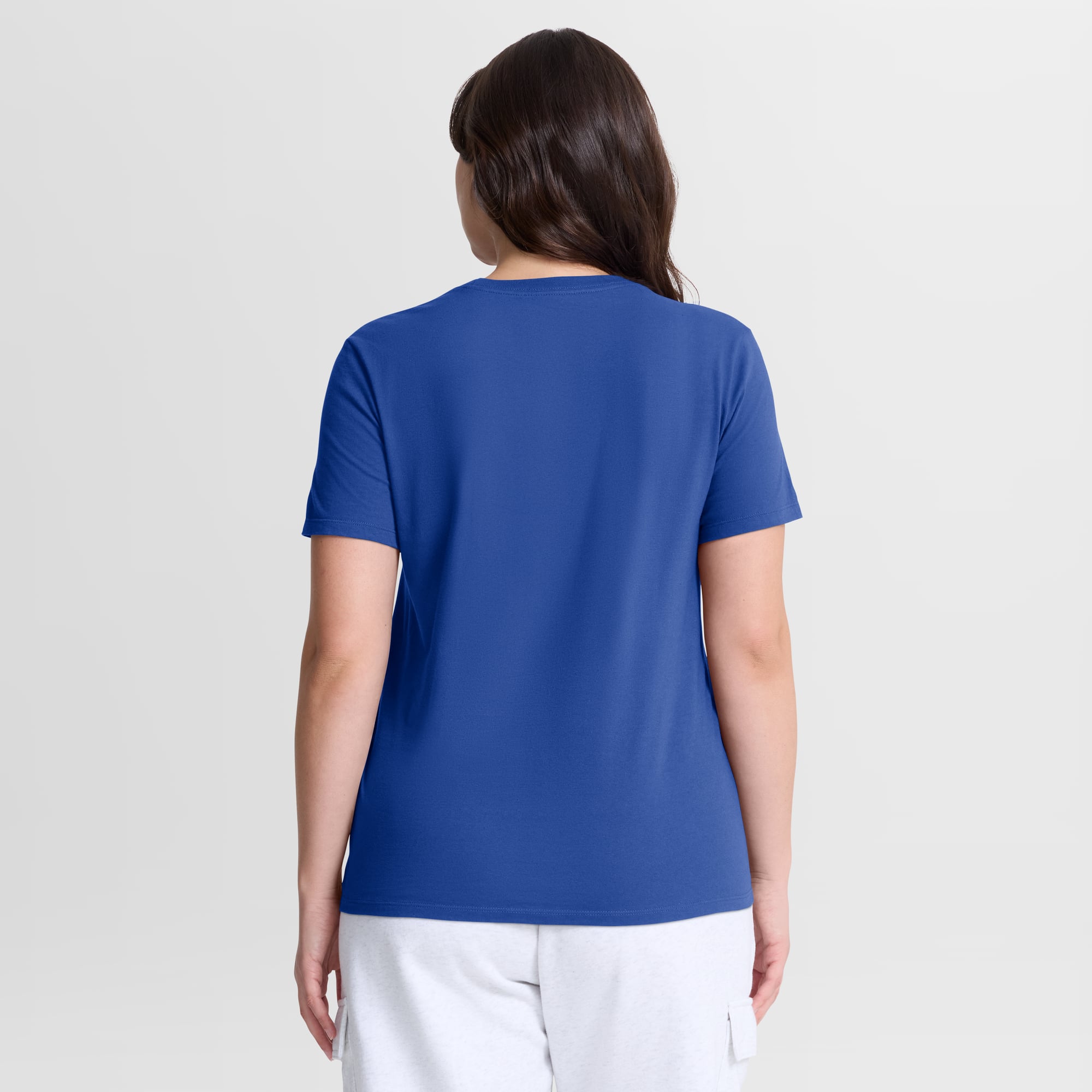 T-shirt Jordan Brand Royal Florida Gators pour femmes avec logo Mantra Script