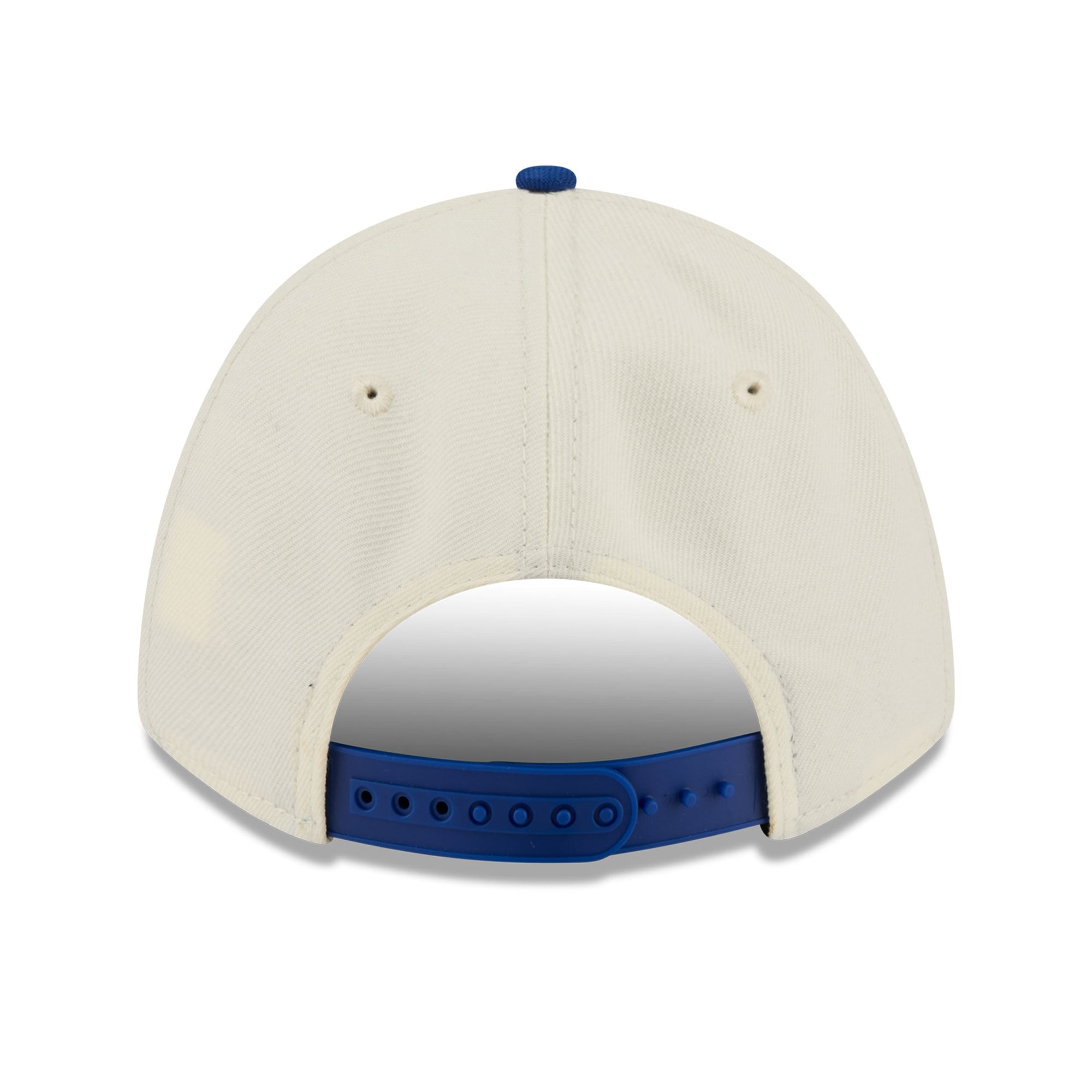 Casquette ajustable New Era 9FORTY A-Frame blanche et royale pour femme, modèle Florida Gators.