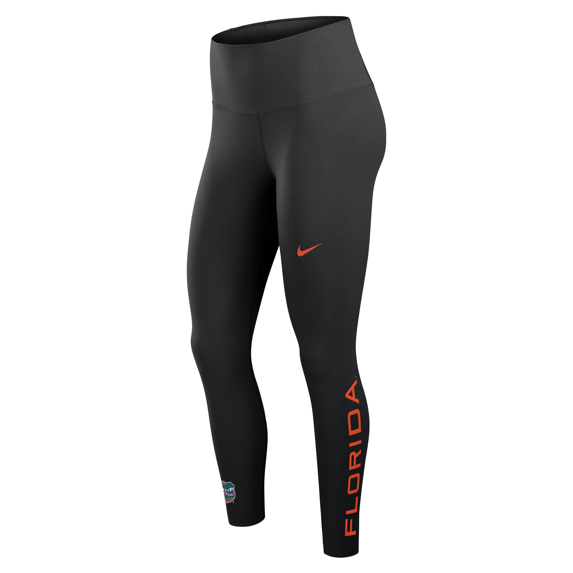 Women's Nike Black Florida Gators Zenvy High Rise Dri-FIT 7/8 Leggings