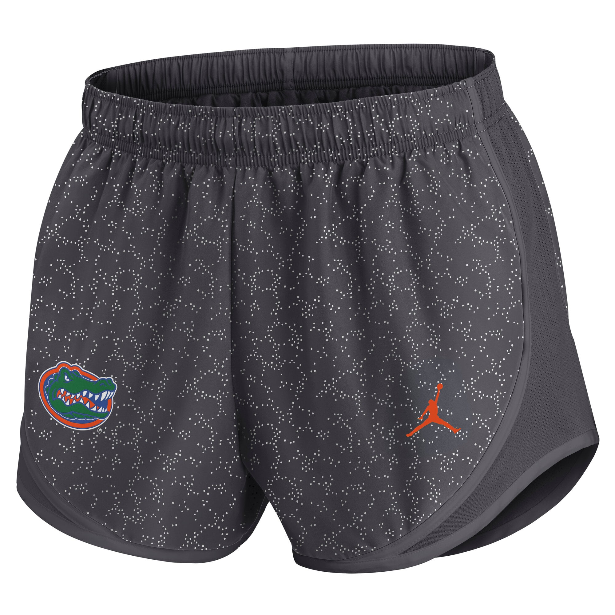 Women's Nike Gray Florida Gators Tempo Pattern Dri-FIT Shorts