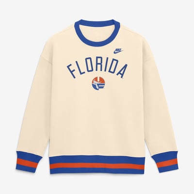  Florida Gators Nike Women's Legacy Pullover Sweatshirt - Natural