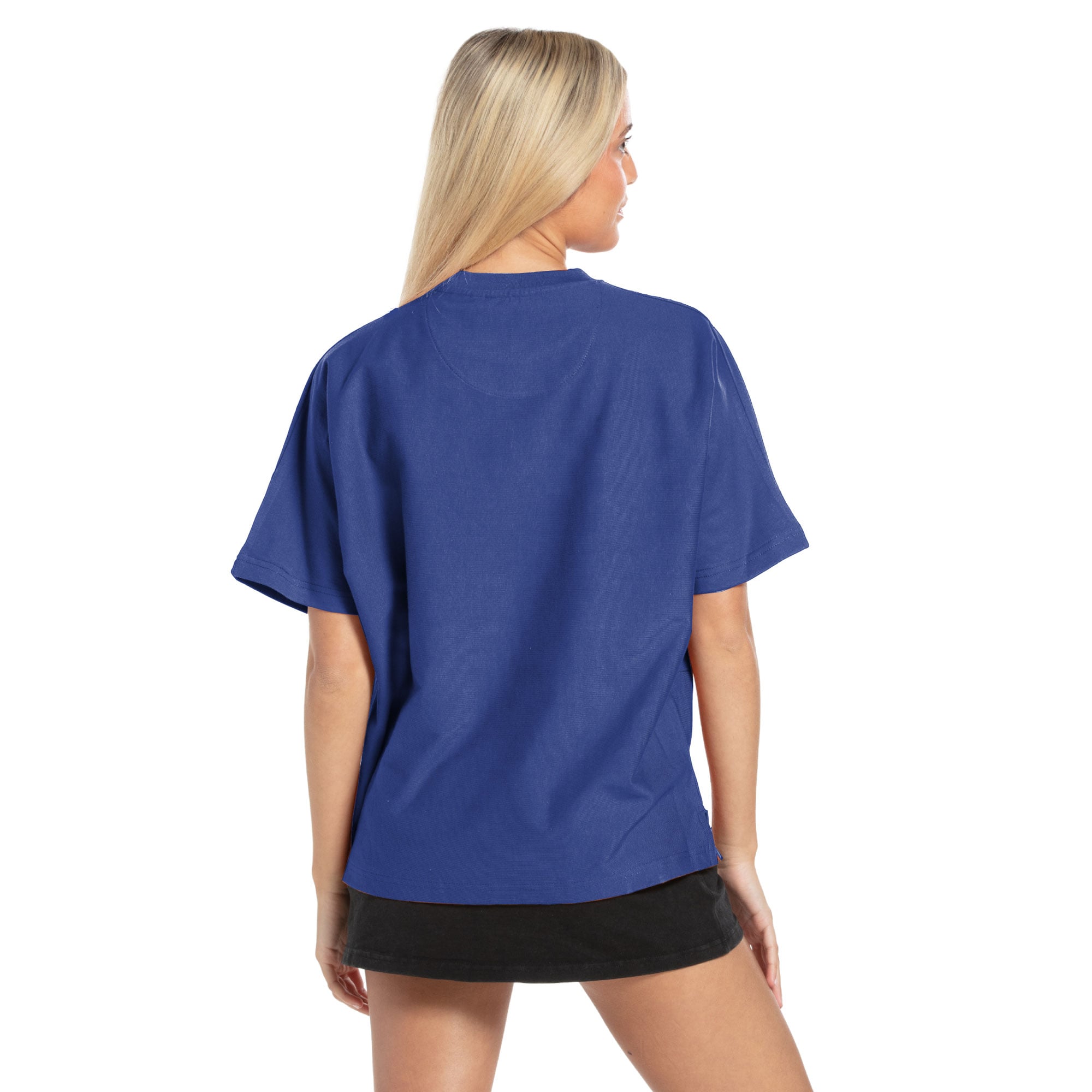 Women's Pressbox  Royal Florida Gators Flannigan Oversized T-Shirt