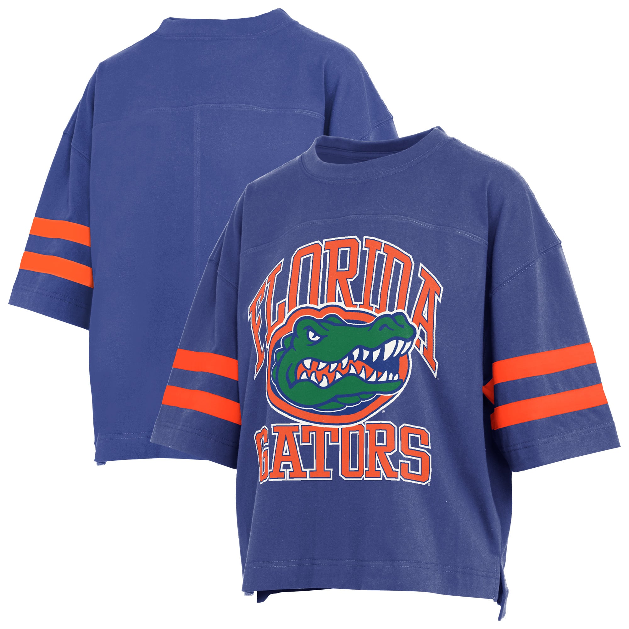 T-shirt court Wayne Tyler des Royal Florida Gators de Pressbox pour femmes