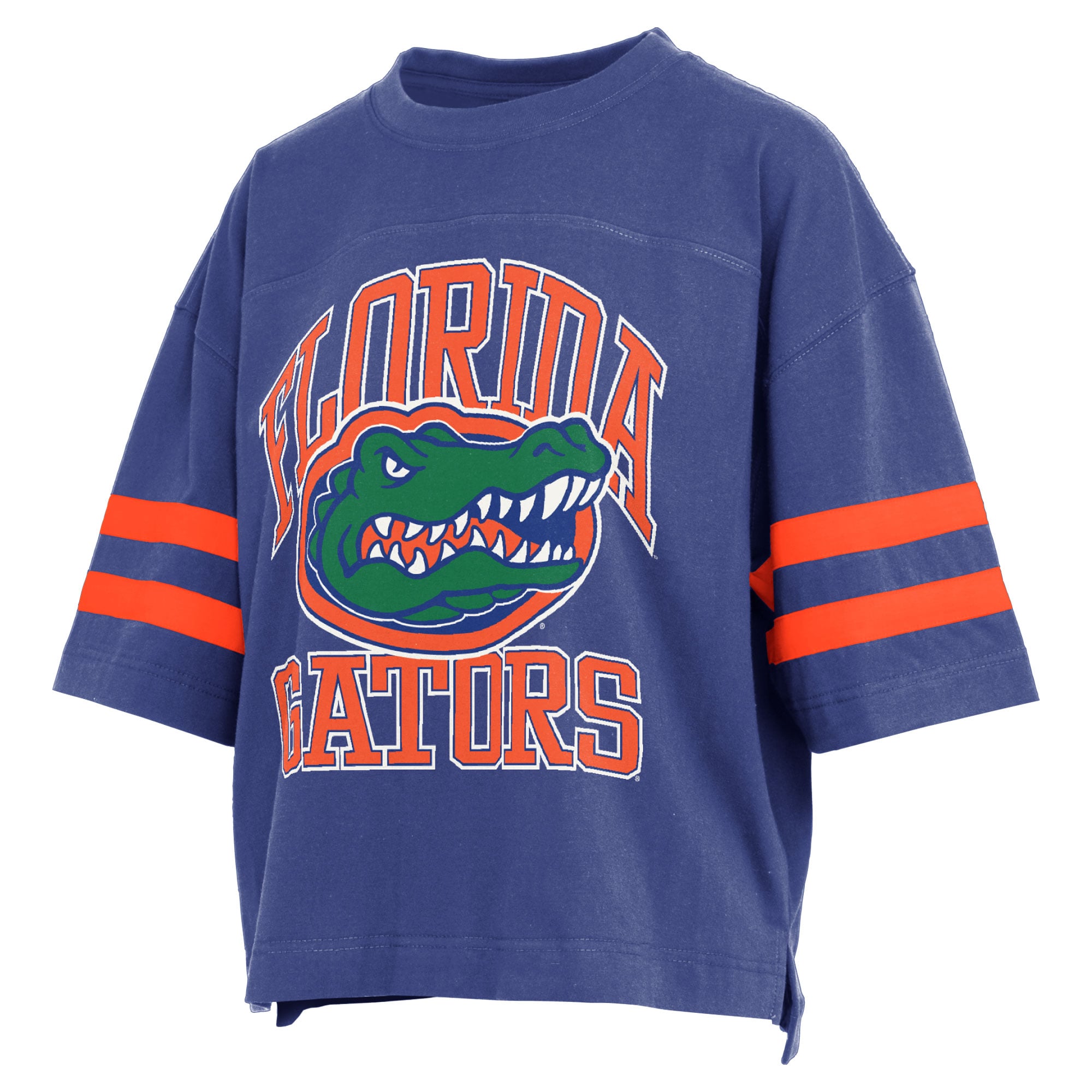 T-shirt court Wayne Tyler des Royal Florida Gators de Pressbox pour femmes