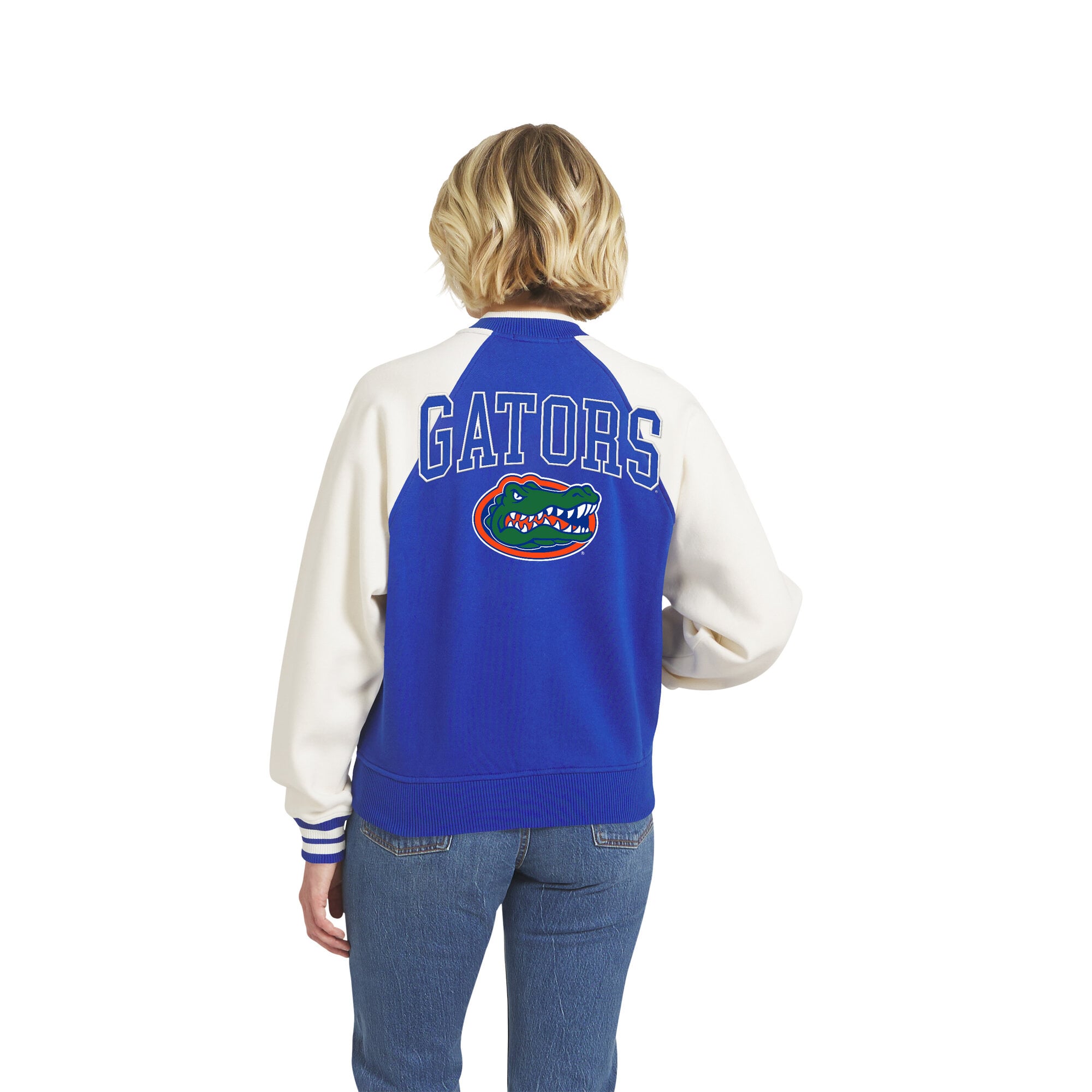 Veste raglan zippée pour femme WEAR by Erin Andrews Royal Florida Gators