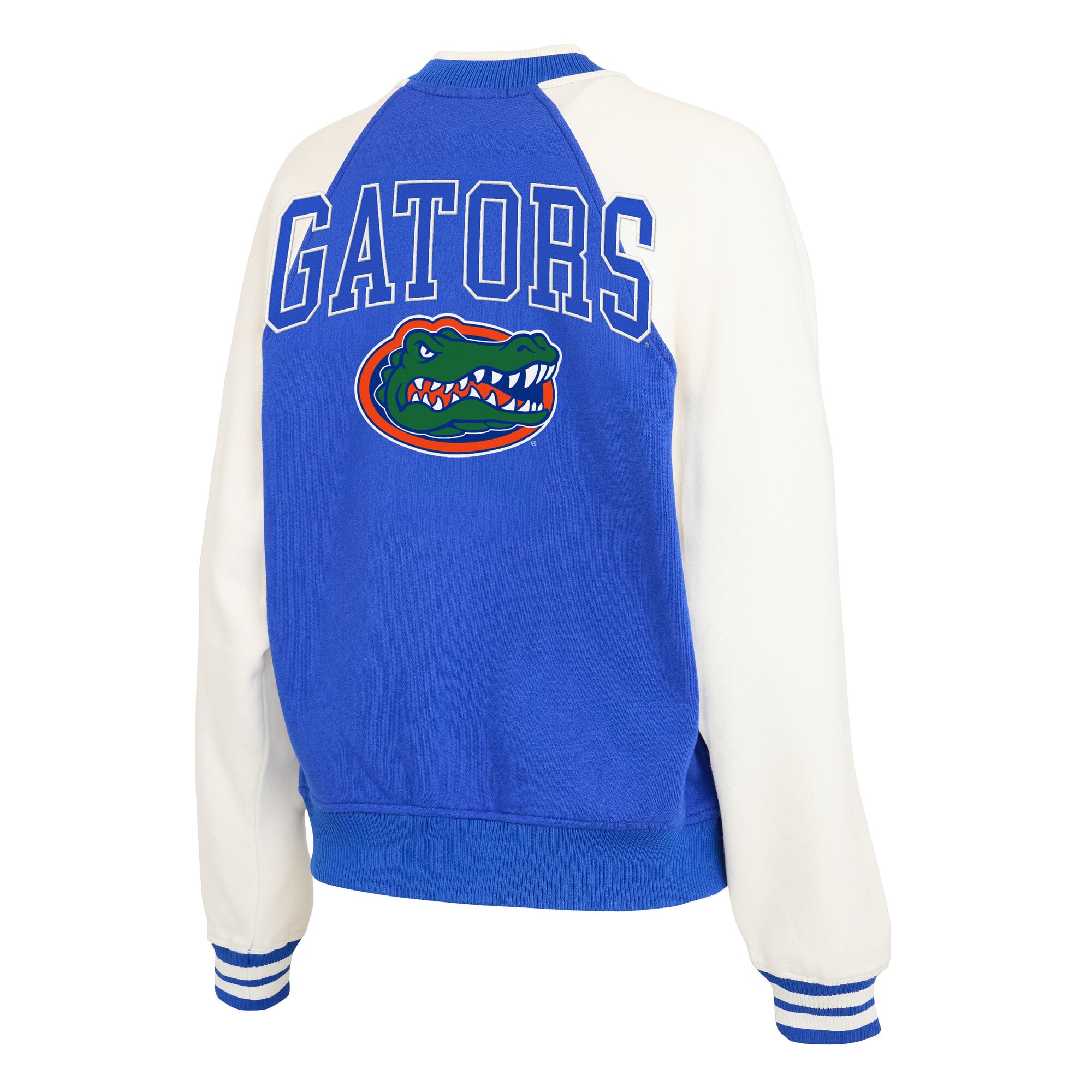 Veste raglan zippée pour femme WEAR by Erin Andrews Royal Florida Gators