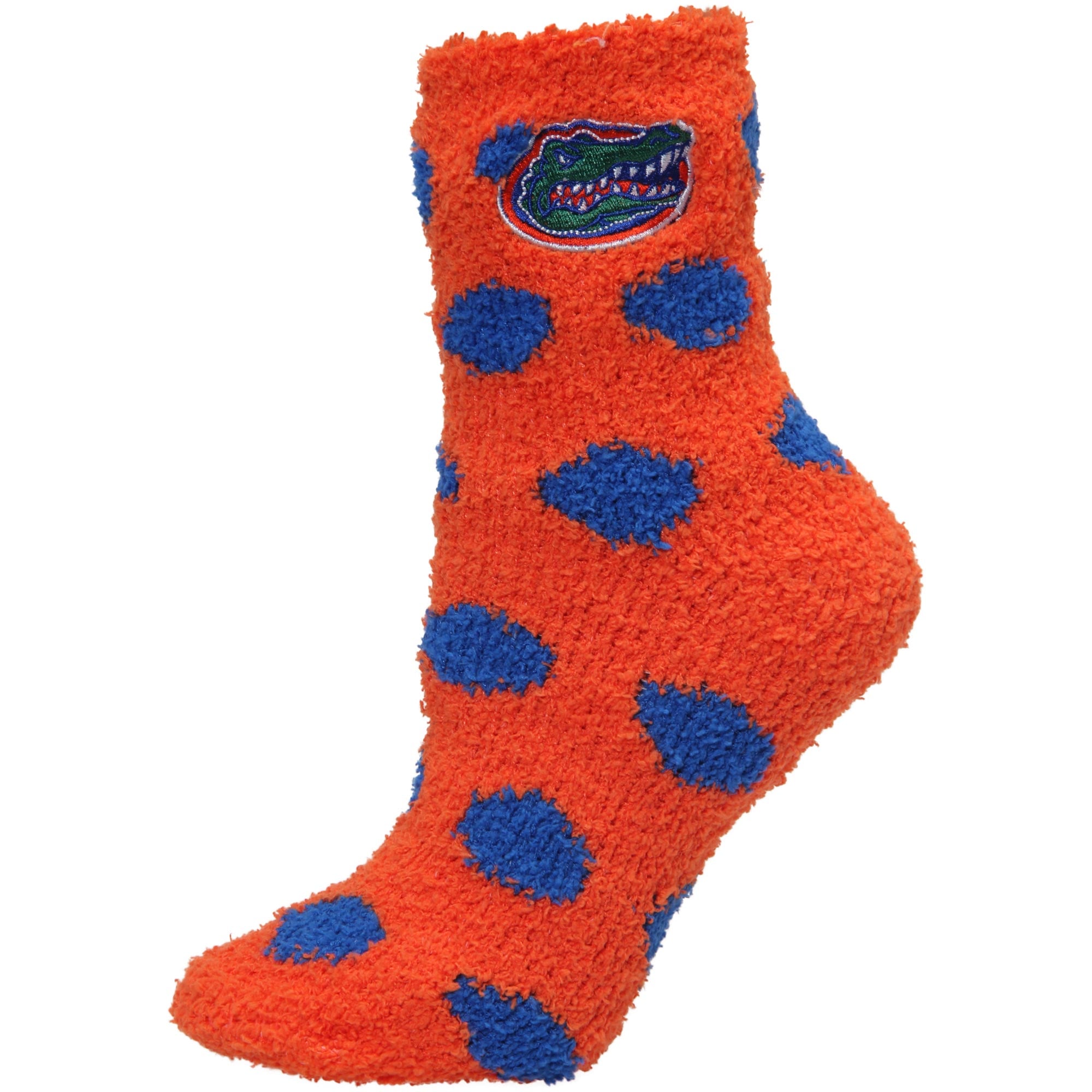 Chaussettes pour femmes ZooZatz Florida Gators en peluche à pois