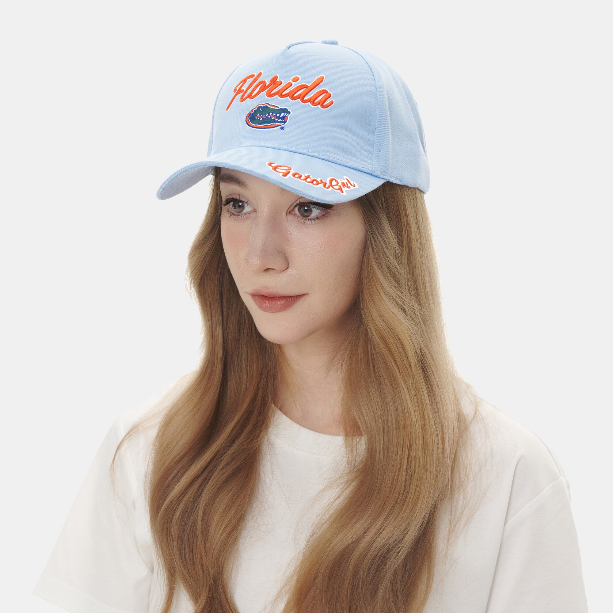 Women's ZooZatz Light Blue Florida Gators Sweet Spirit A-Frame Adjustable Hat