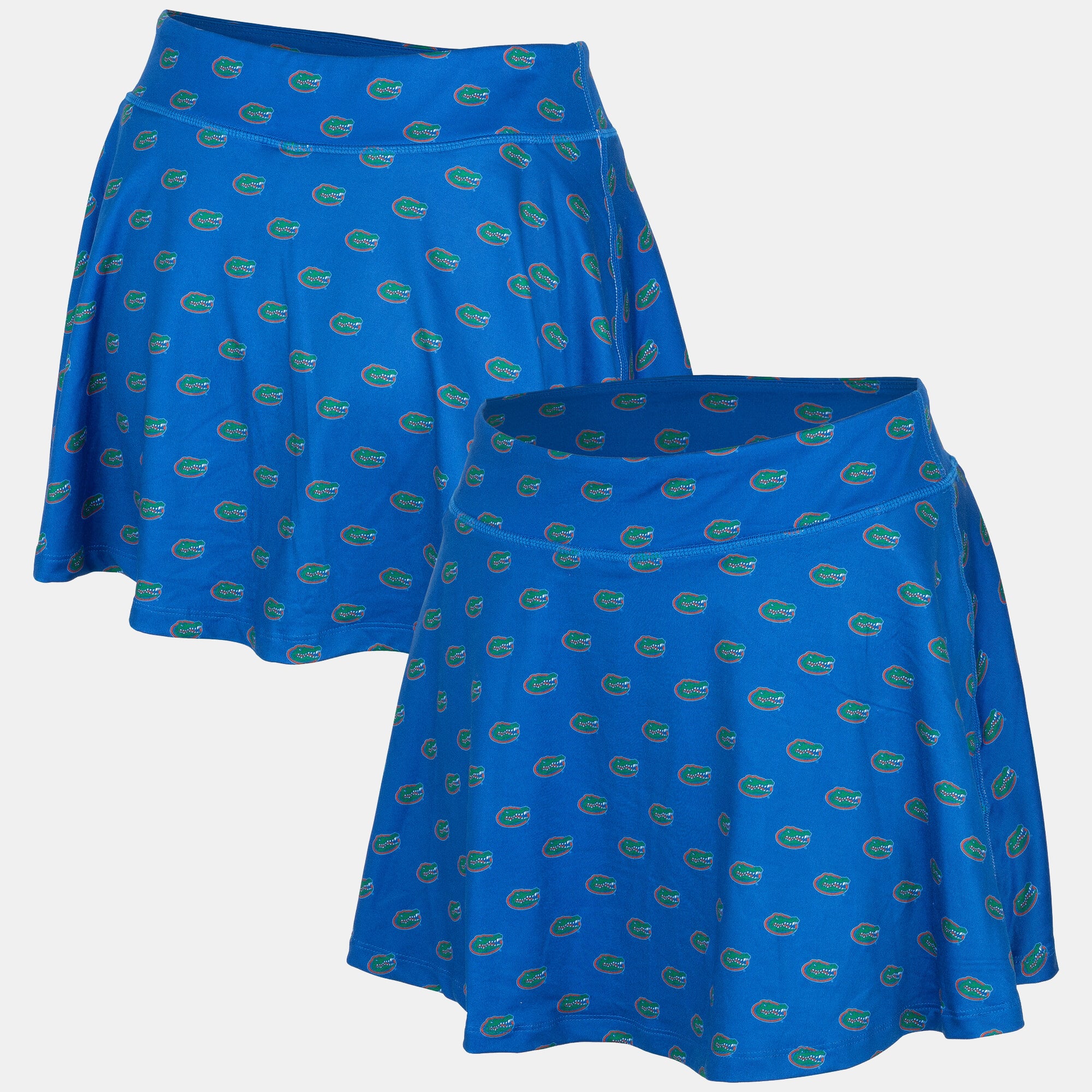 Jupe-short fluide à imprimé intégral ZooZatz Royal Florida Gators pour femme