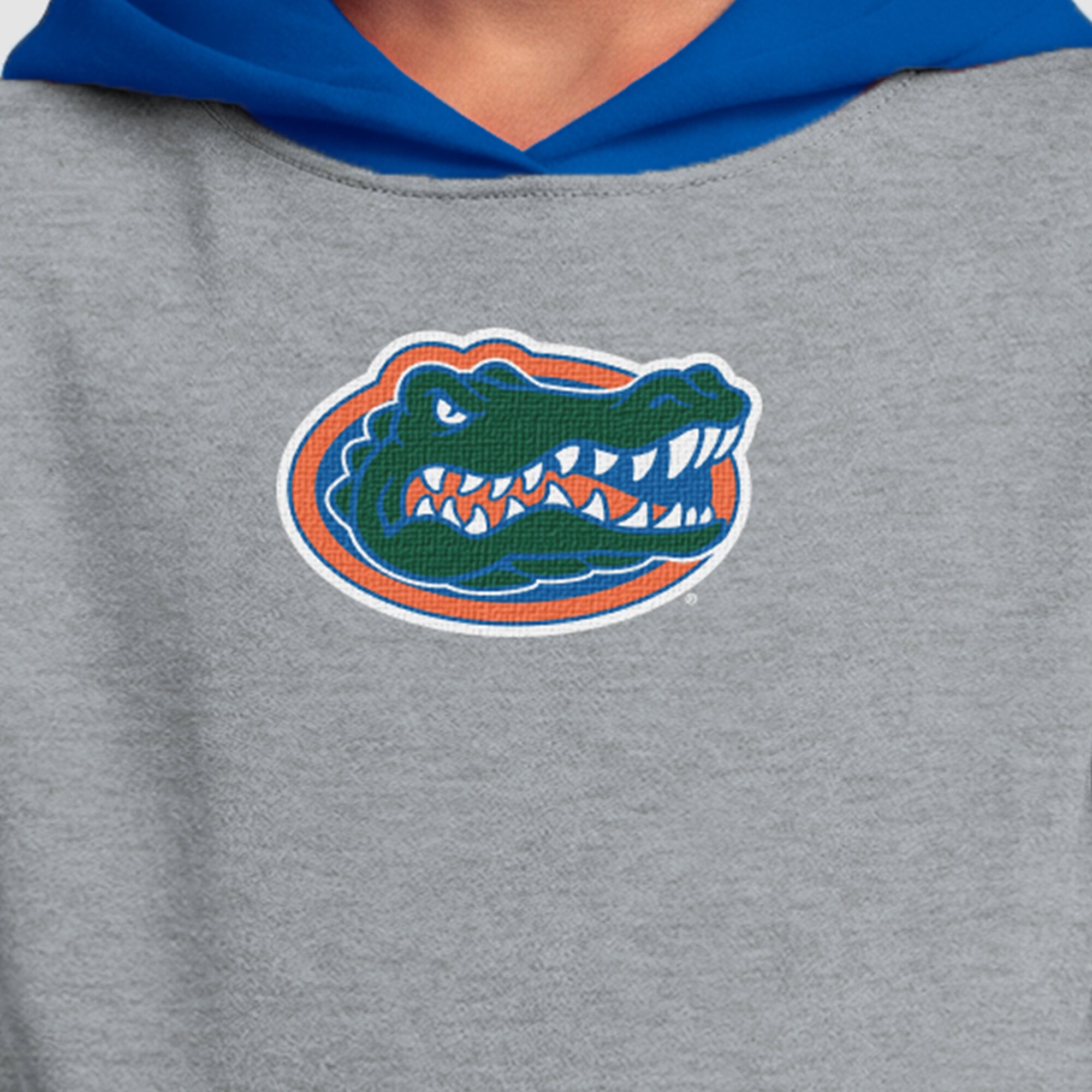 Youth Champion Heather Gray Florida Gators Fleece Hoodie