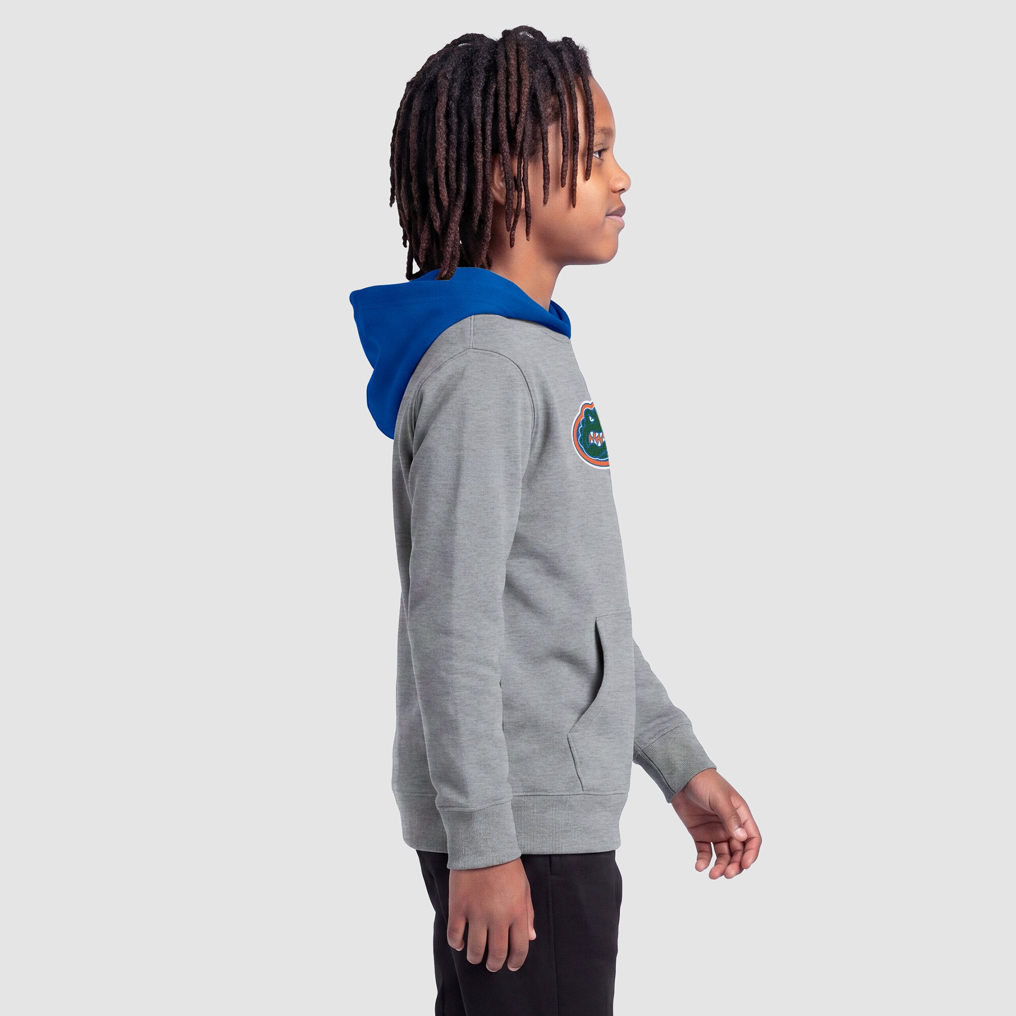Youth Champion Heather Gray Florida Gators Fleece Hoodie
