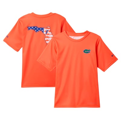 Florida Gators Columbia Youth Terminal Tackle Omni-Shade T-Shirt - Orange