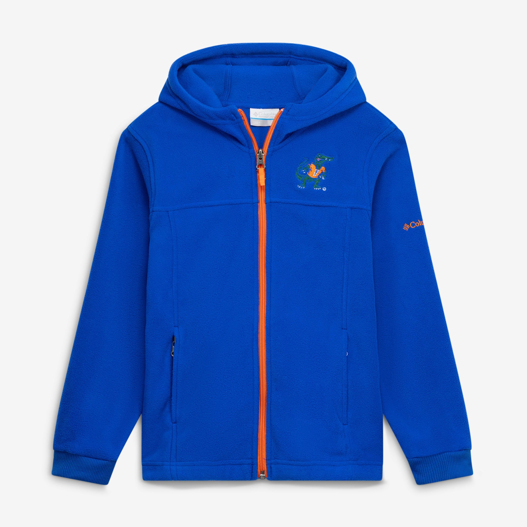 Sweat à capuche zippé en polaire Columbia Royal Florida Gators pour jeunes