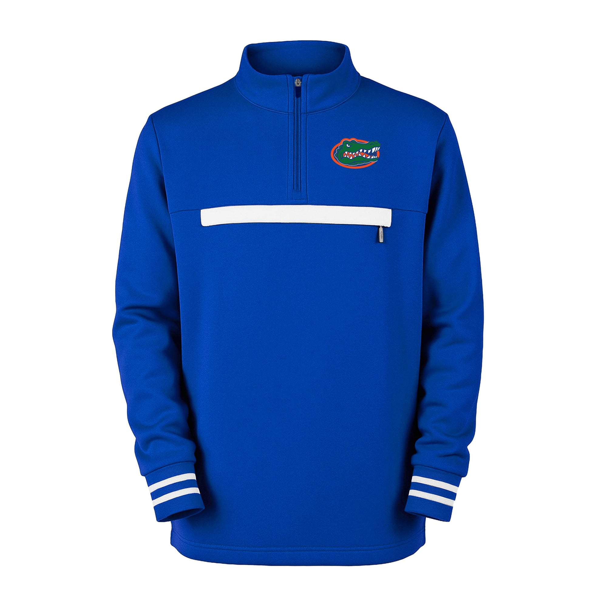 Youth Garb Royal Florida Gators Atlas Quarter-Zip Tri-Blend Pullover