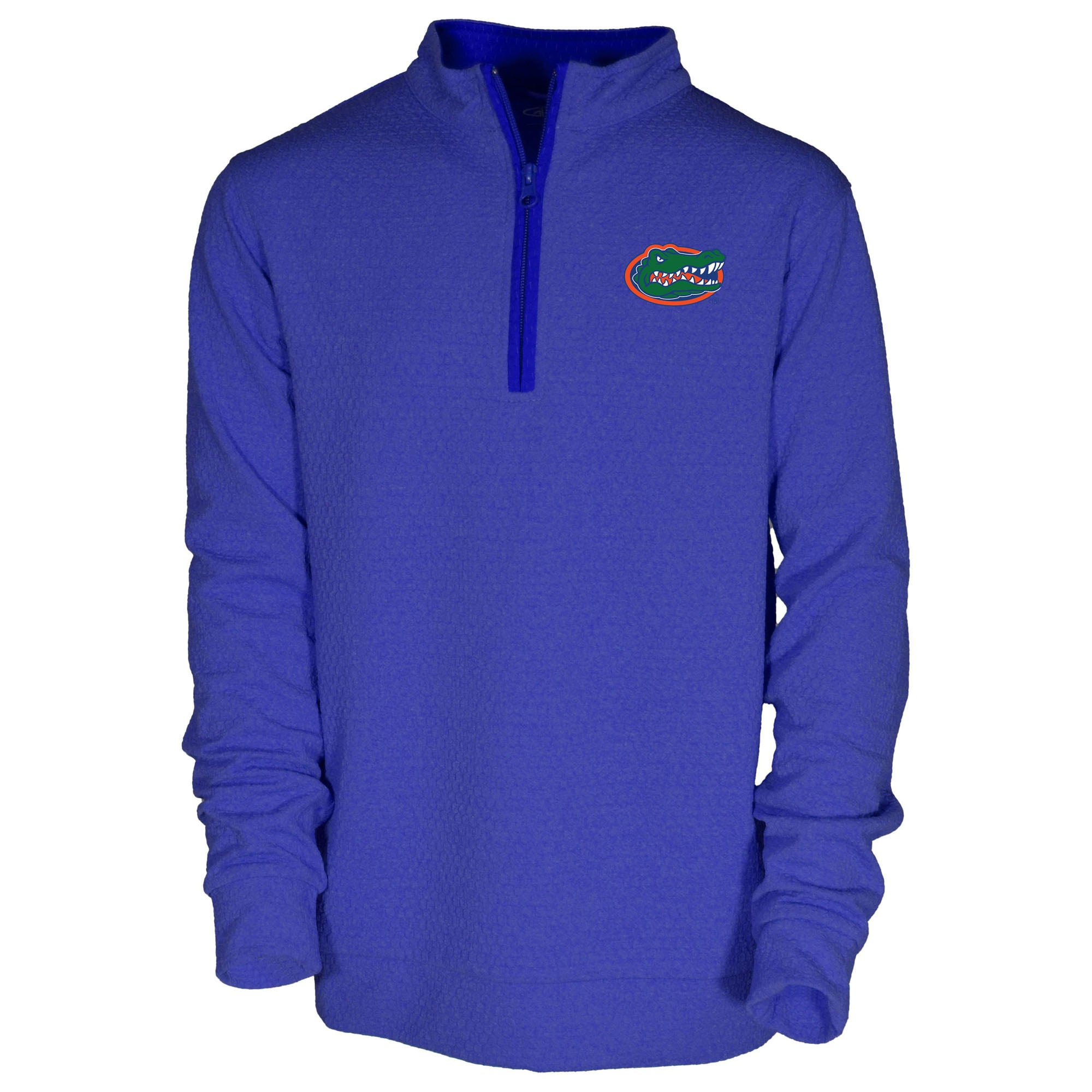 Haut performance à manches longues et fermeture éclair quart de tour Sterling des Gators Floride Royal Youth Garb