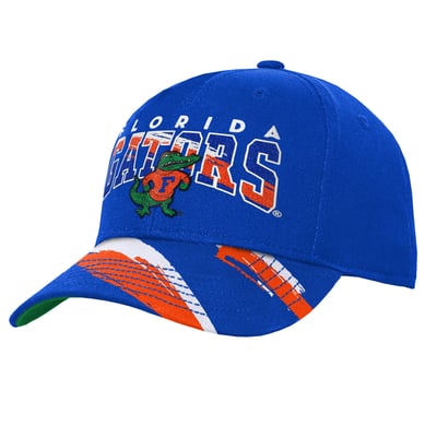 Florida Gators Mitchell & Ness Youth Mascot Streaks Pro Crown Adjustable Hat - Royal
