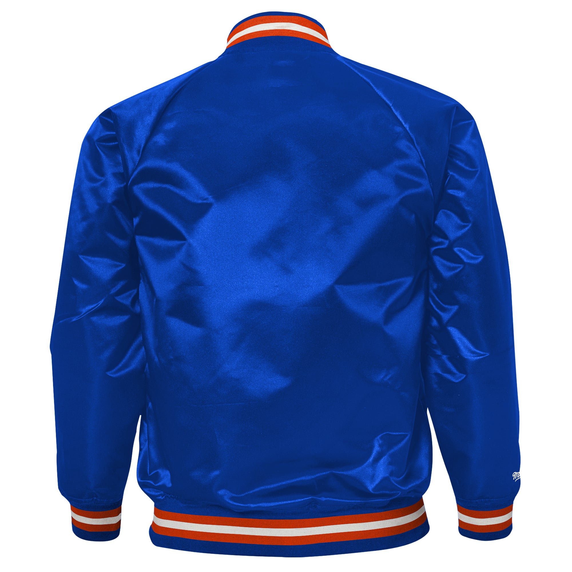 Youth Mitchell & Ness Royal Florida Gators Satin Full-Snap Raglan Jacket