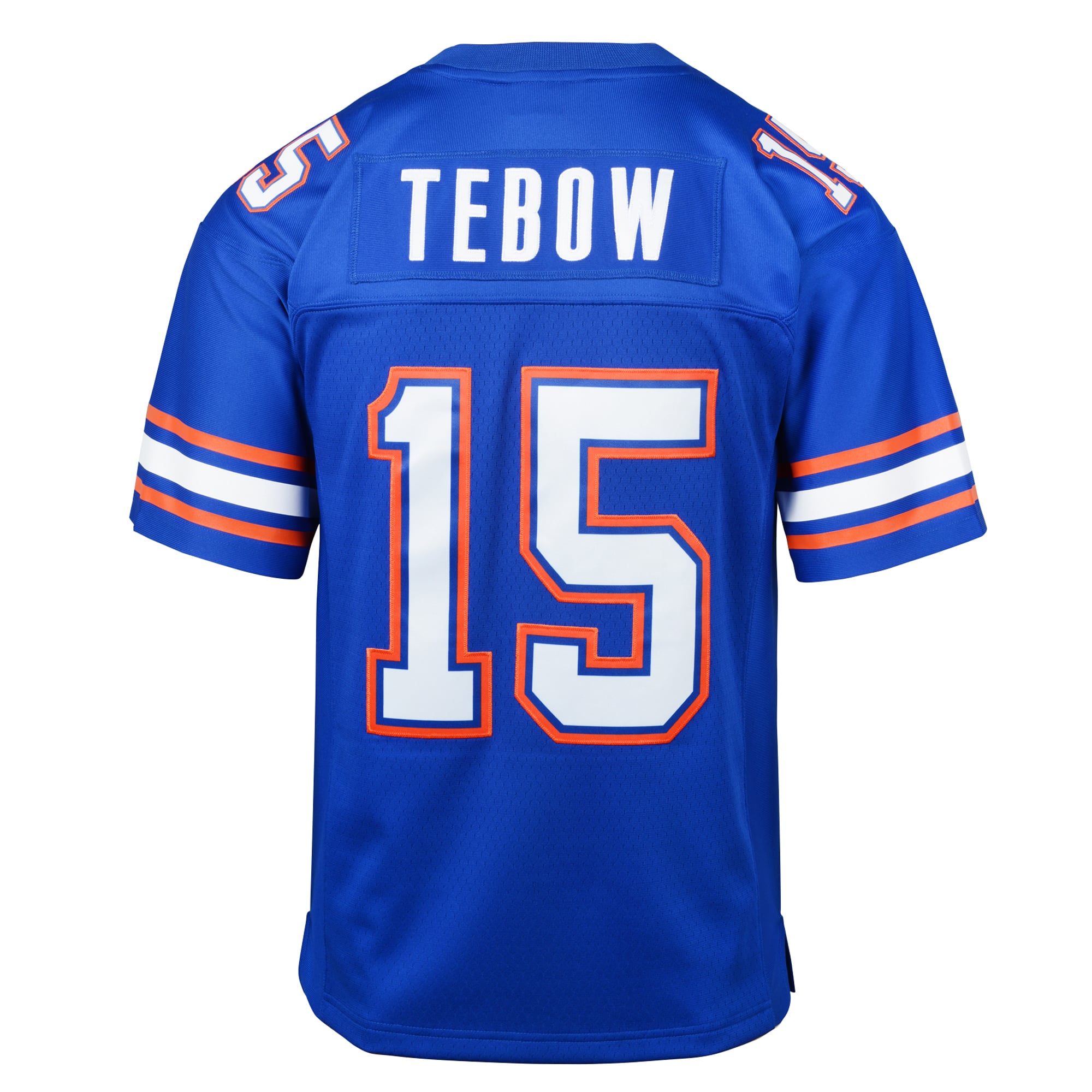 Maillot de football rétro Tim Tebow des Royal Florida Gators pour jeunes Mitchell & Ness
