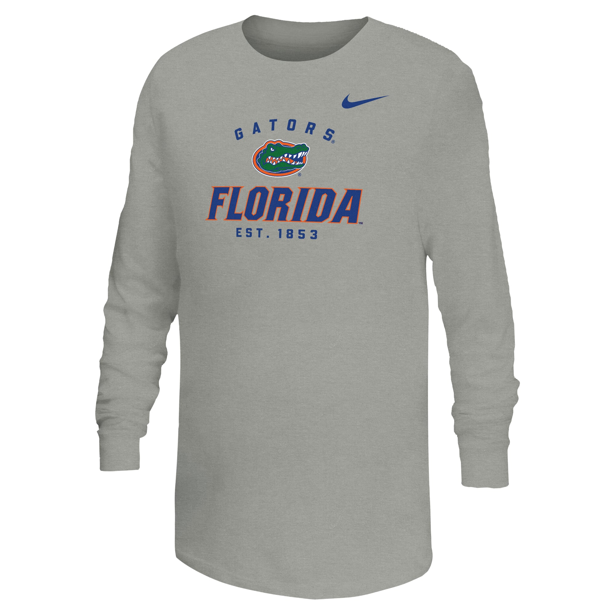 T-shirt à manches longues Nike Legend Dri-FIT gris pour jeunes Florida Gators