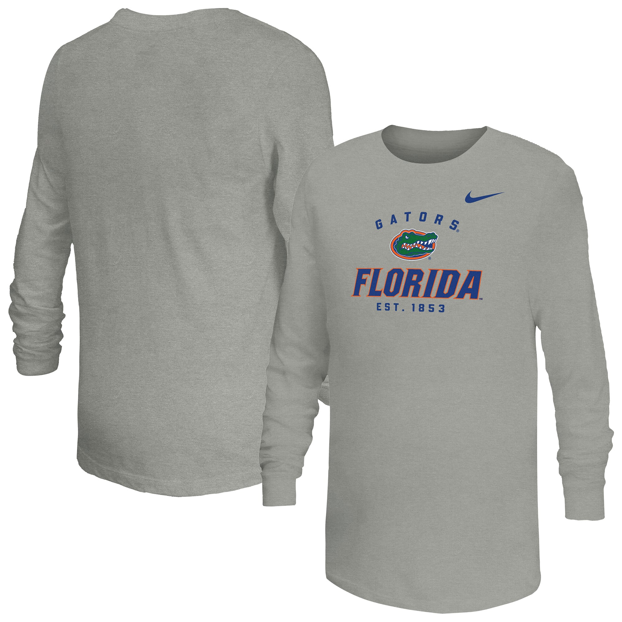 T-shirt à manches longues Nike Legend Dri-FIT gris pour jeunes Florida Gators