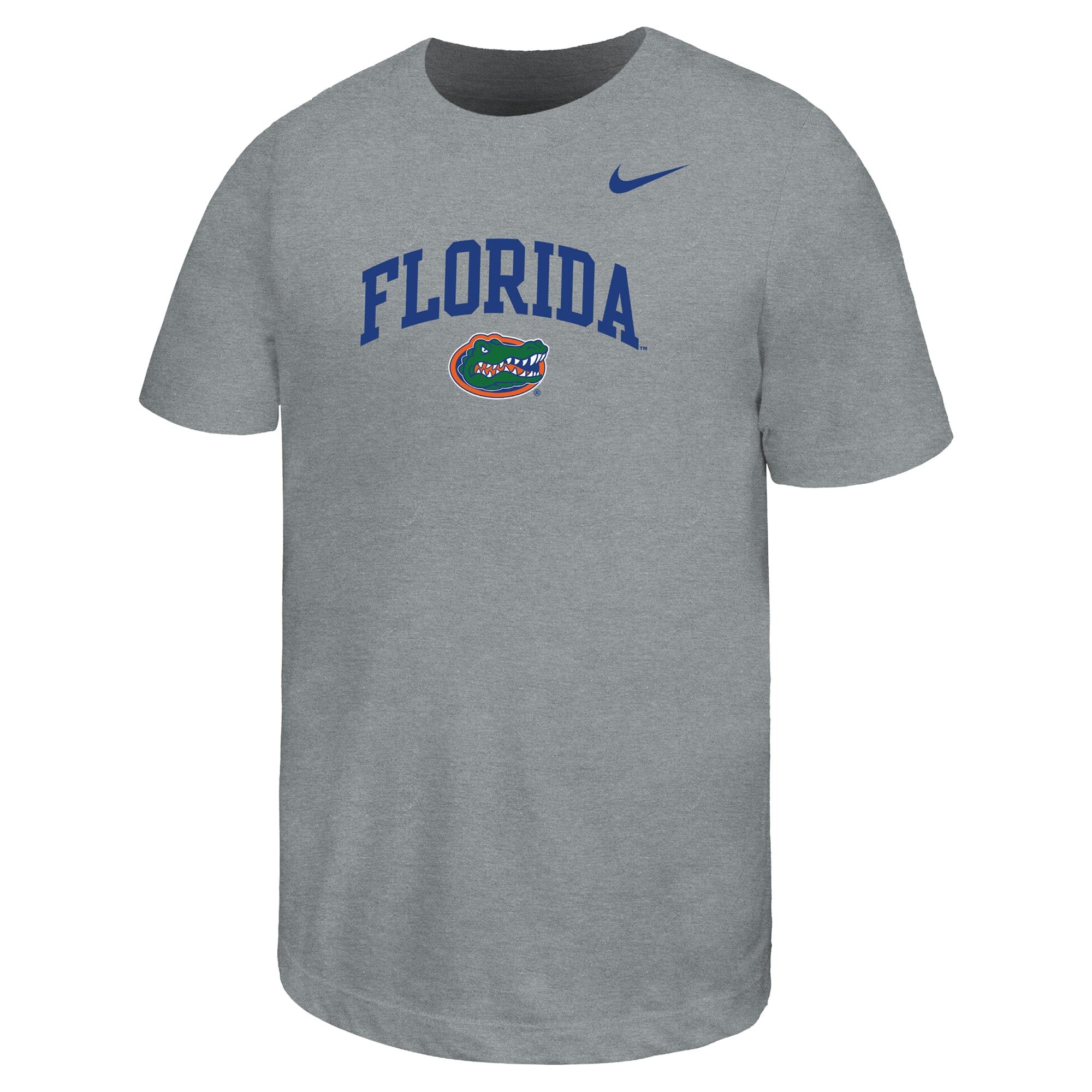 T-shirt Nike pour enfant, gris chiné, Florida Gators, logo arqué