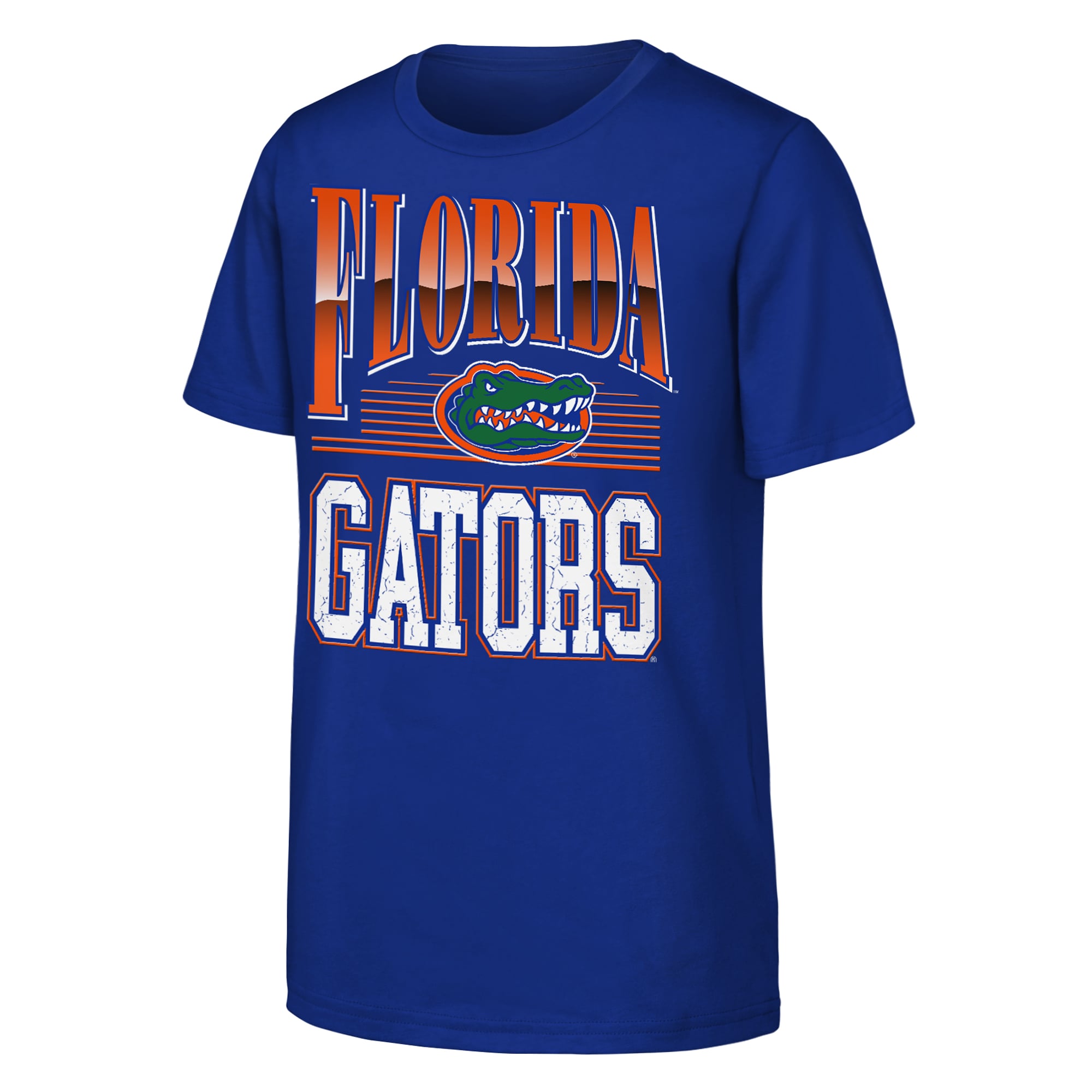 T-shirt Outerstuff pour jeunes Royal Florida Gators Chrome Header