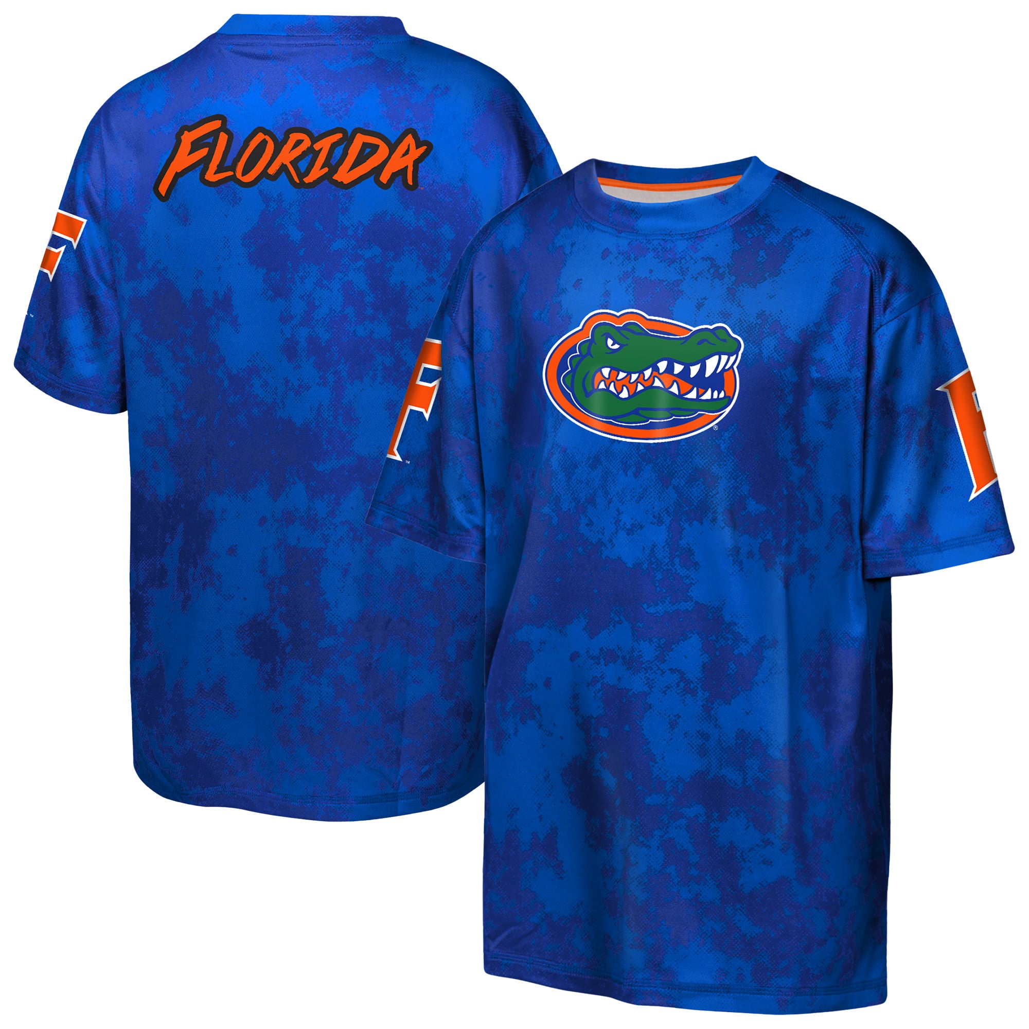 T-shirt sublimé Outerstuff pour jeunes Royal Florida Gators Off-Side