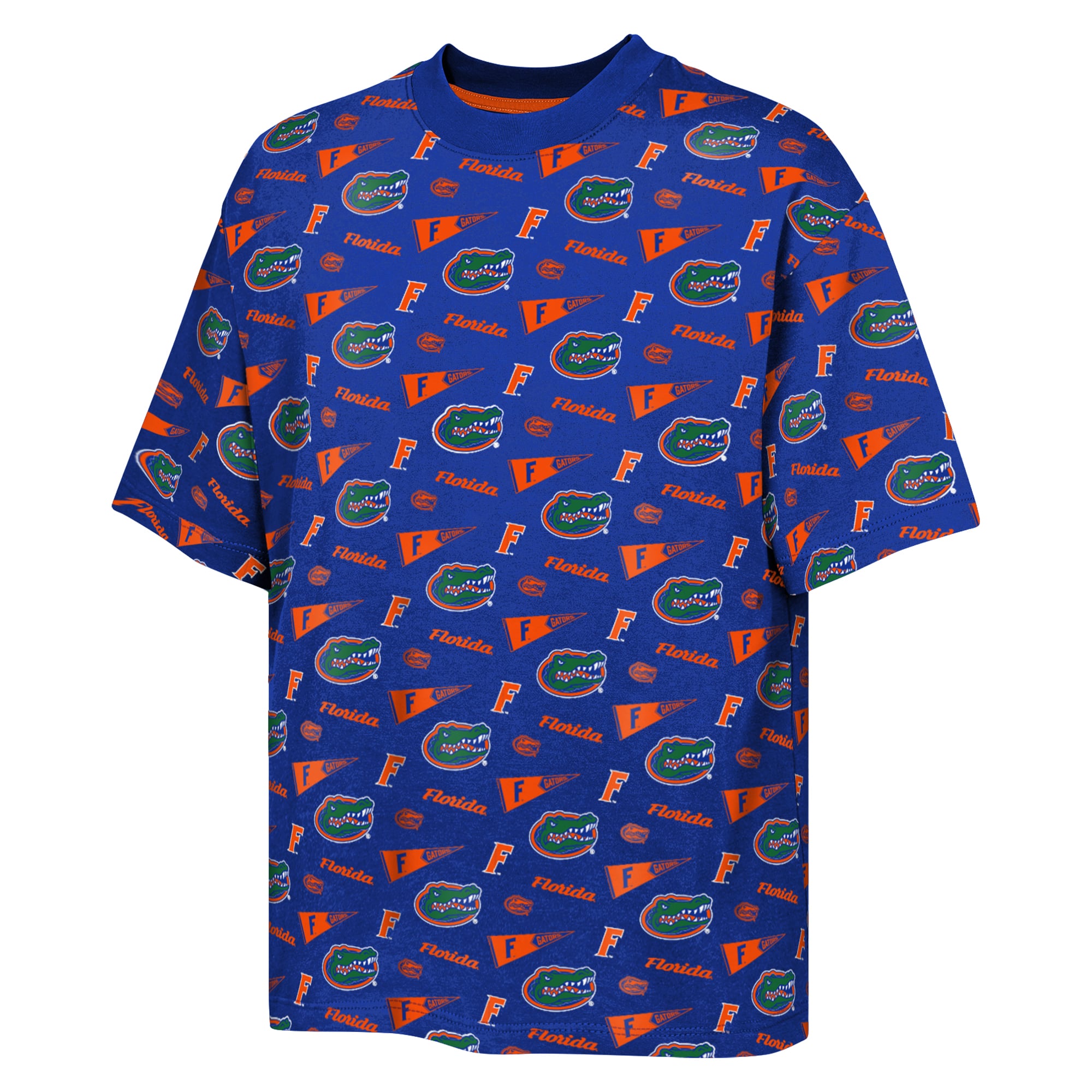 T-shirt imprimé intégral Royal Florida Gators Scramble pour jeunes de la marque Outerstuff
