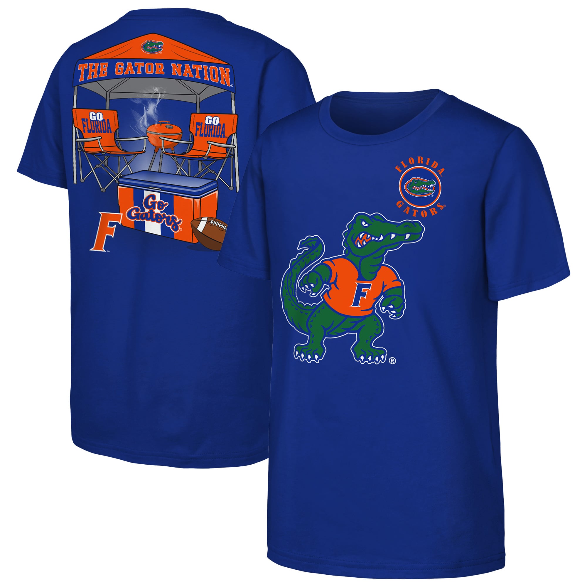 T-shirt Outerstuff pour jeunes, Royal Florida Gators Tailgater, Hometown