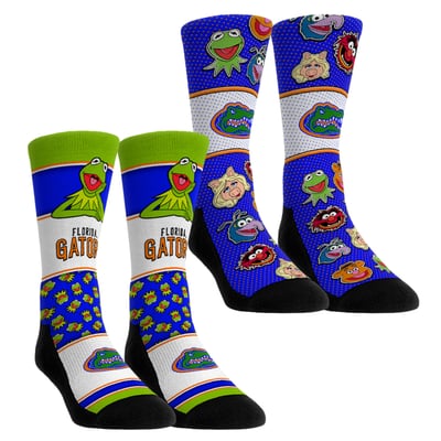  Florida Gators Rock Em Youth Muppets 2-Pack Crew Socks Set