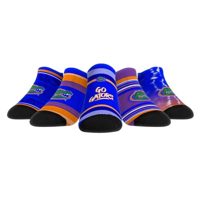  Florida Gators Rock Em Youth Super Fan Five-Pack Low-Cut Socks Set - 