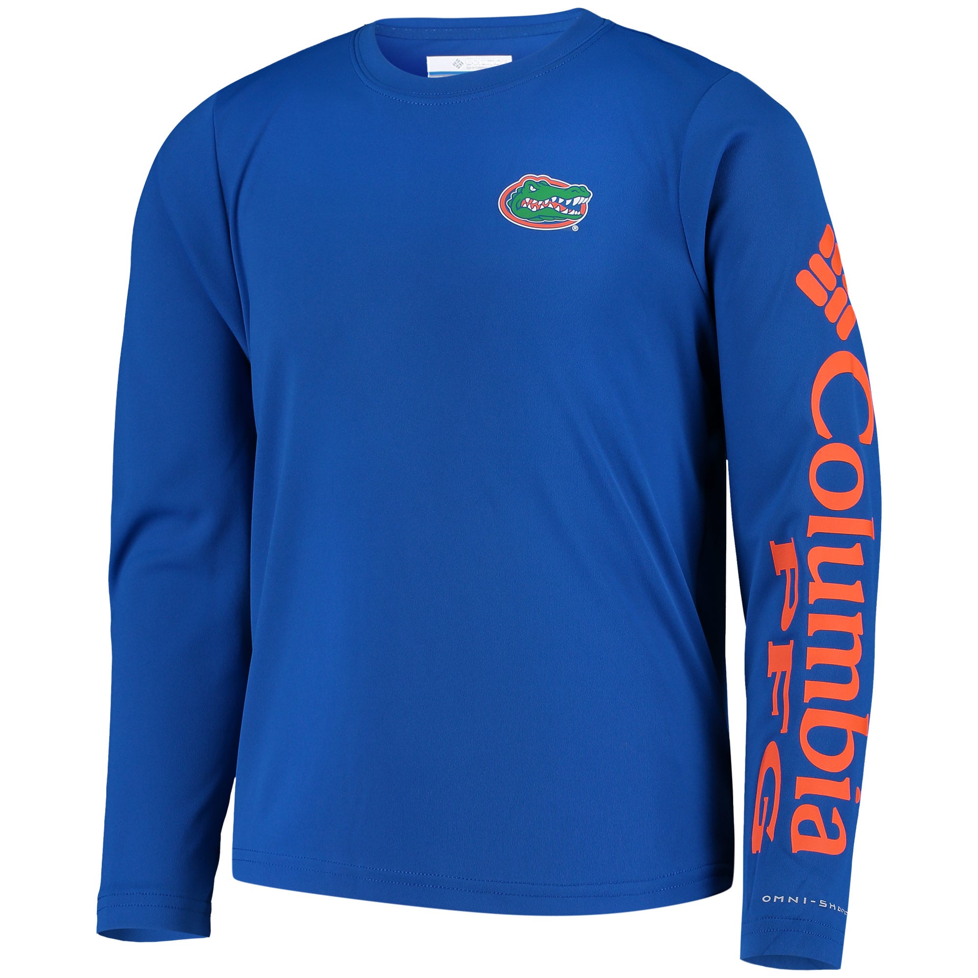 T-shirt à manches longues Omni-Shade PFG Terminal Tackle pour jeunes des Royal Florida Gators
