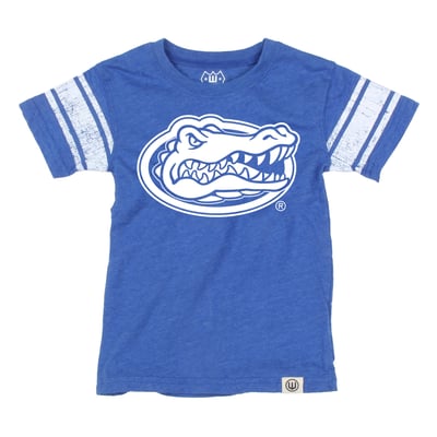 Florida Gators Wes & Willy Youth Football Jersey T-Shirt - Royal