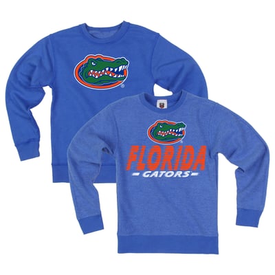  Florida Gators Wes & Willy Youth Reversible Sweatshirt - Royal