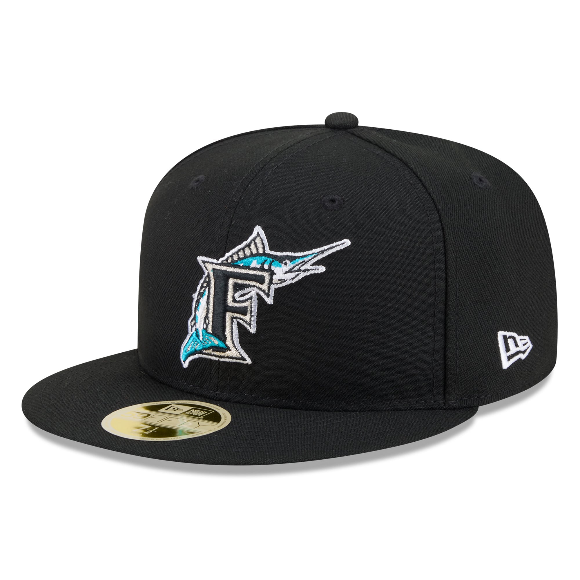 Men's New Era Black Florida Marlins 2026 Baseball Hall of Fame 59FIFTY Fitted Hat
