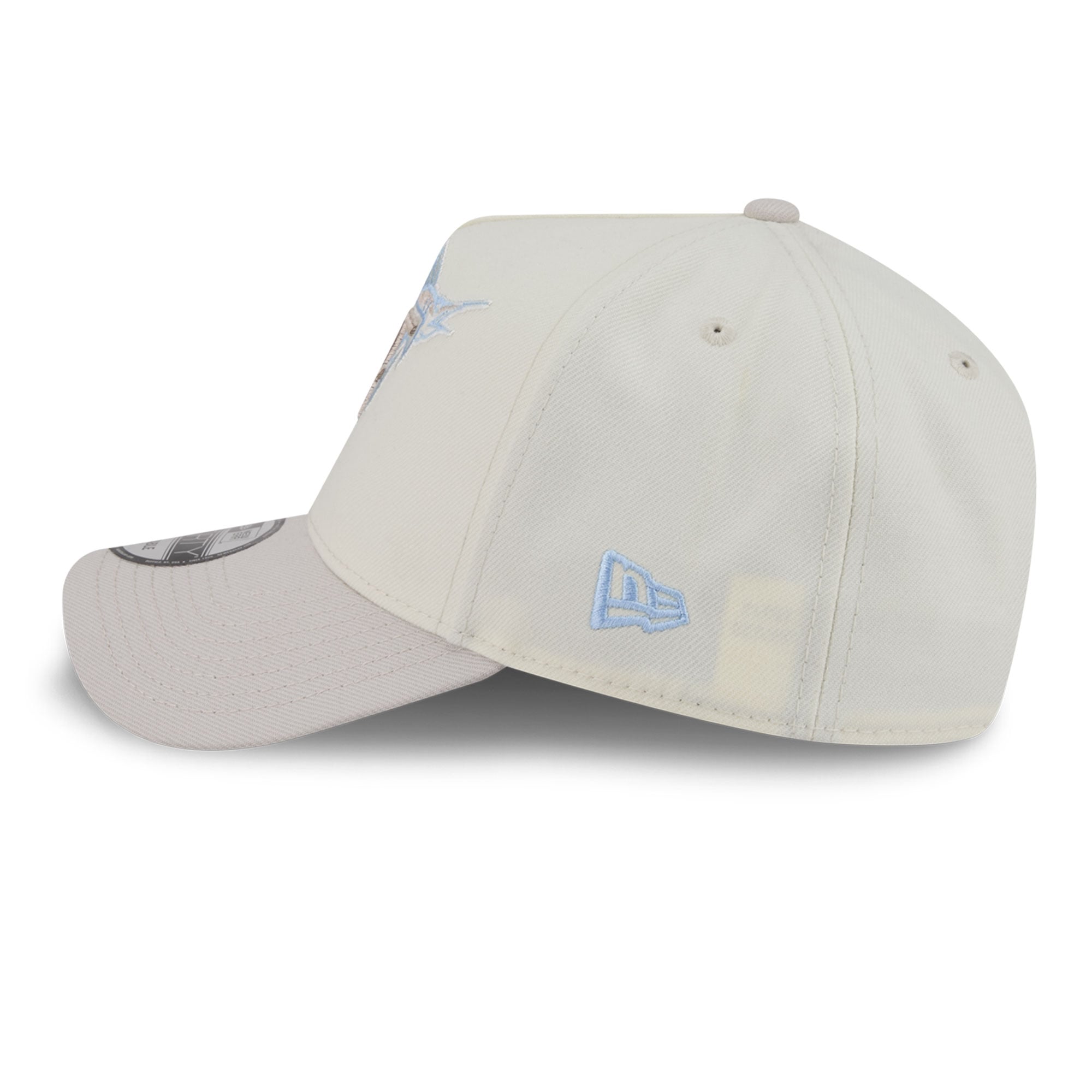 Casquette ajustable New Era Natural Florida Marlins Crisp Equinox World Series 9FORTY pour homme
