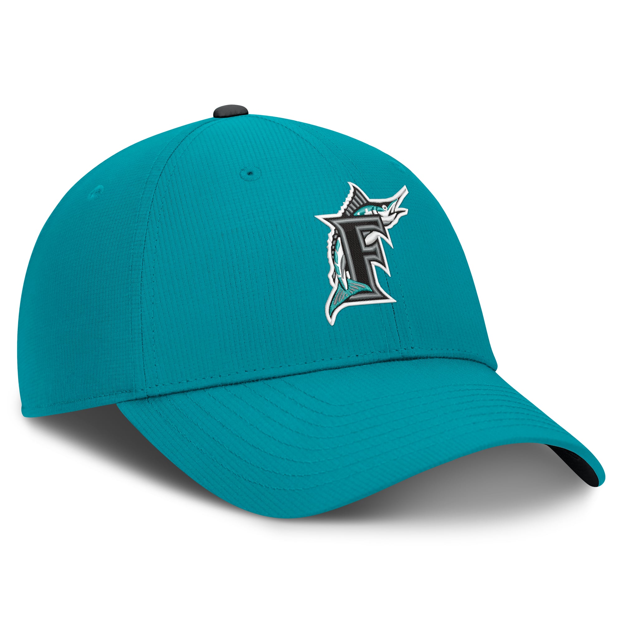 Men's Nike Teal Florida Marlins Cooperstown Collection Club Dri-FIT Adjustable Hat