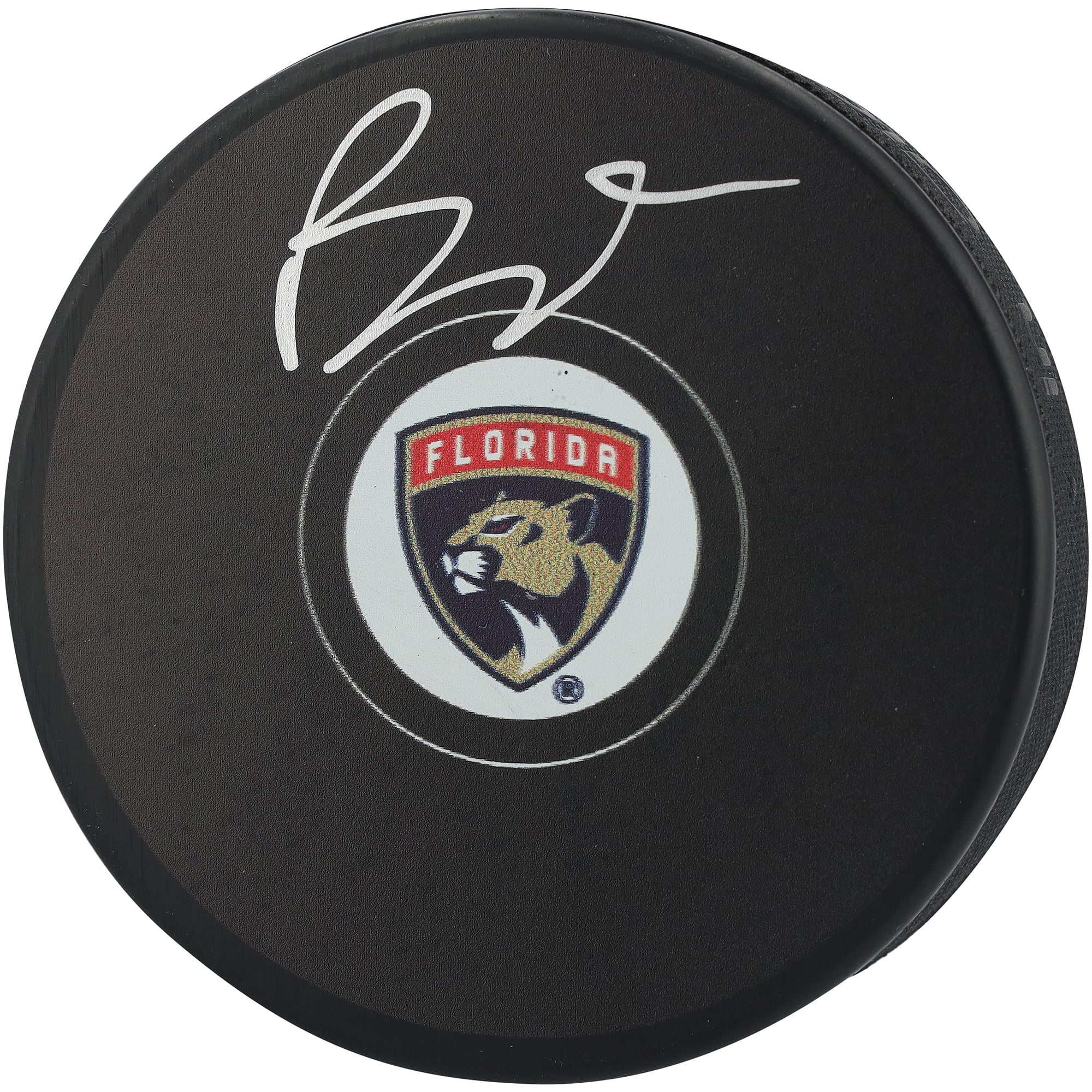 Rondelle de hockey autographiée par Brady Tkachuk des Panthers de la Floride