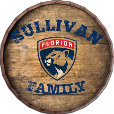 Florida Panthers 24" Personalized Barrel Top