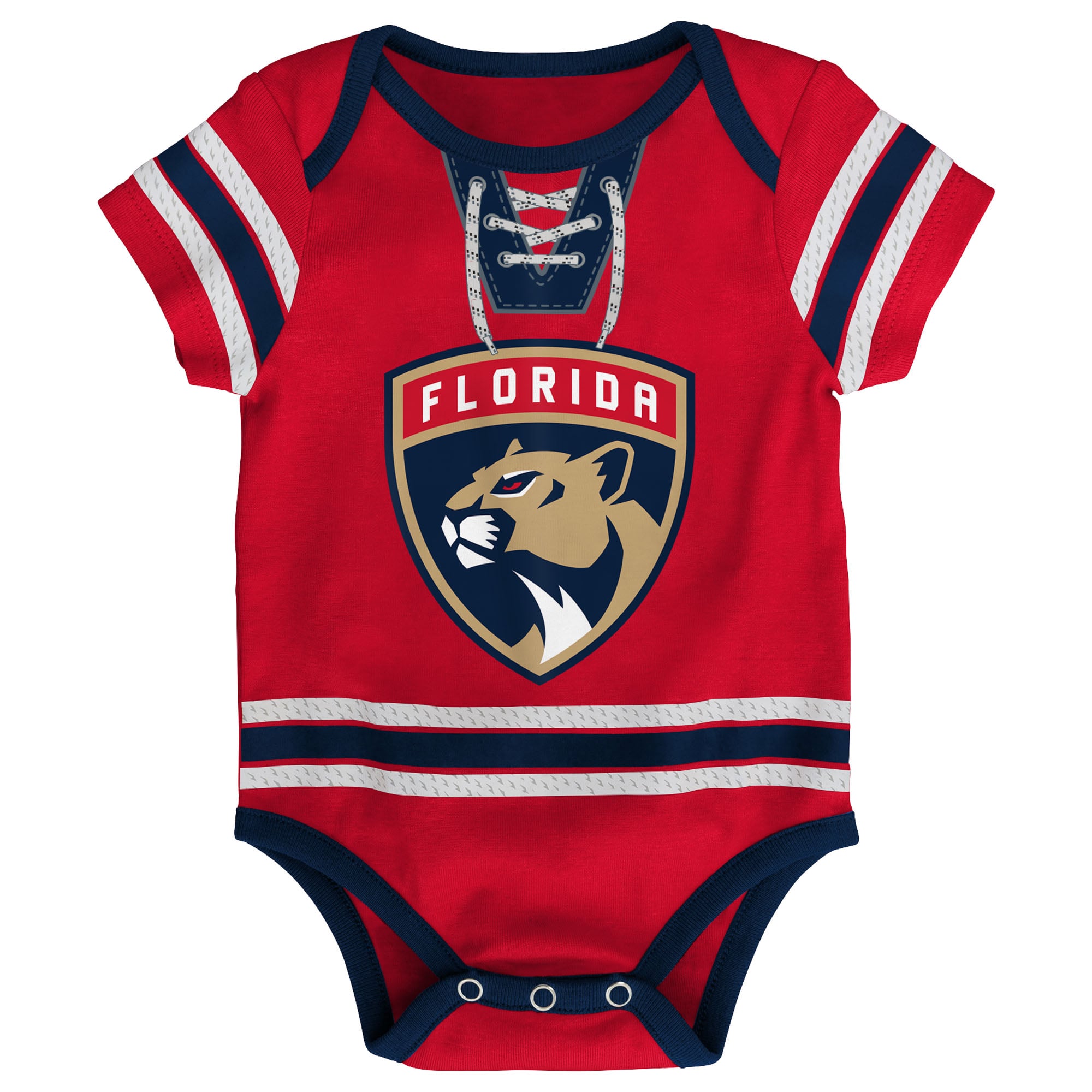 Body de hockey rouge des Panthers la Floride pour bébé Outerstuff
