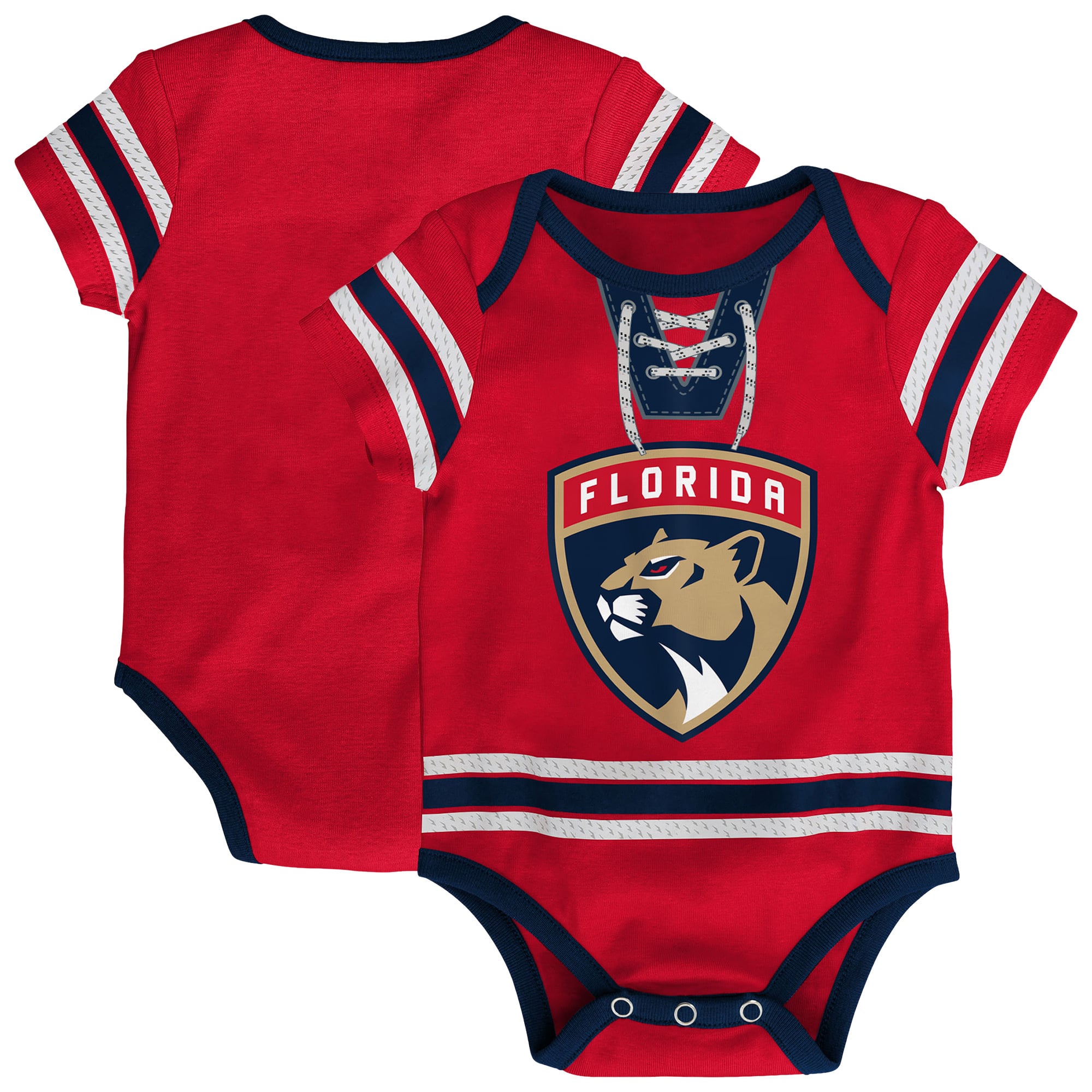 Body de hockey rouge des Panthers la Floride pour bébé Outerstuff